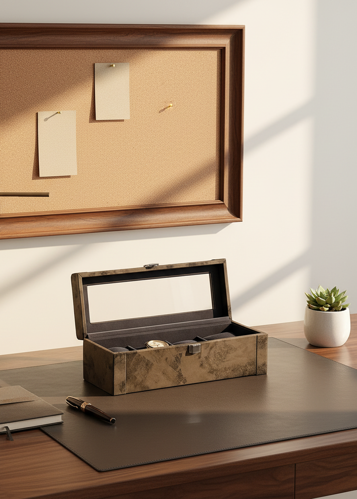 Indo Mocha Watch Box - 4 Slots