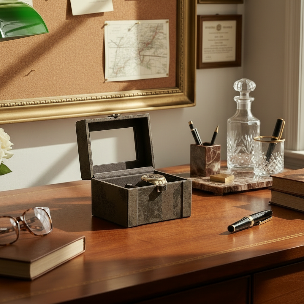 Indo Mocha Watch Box - 2 Slots