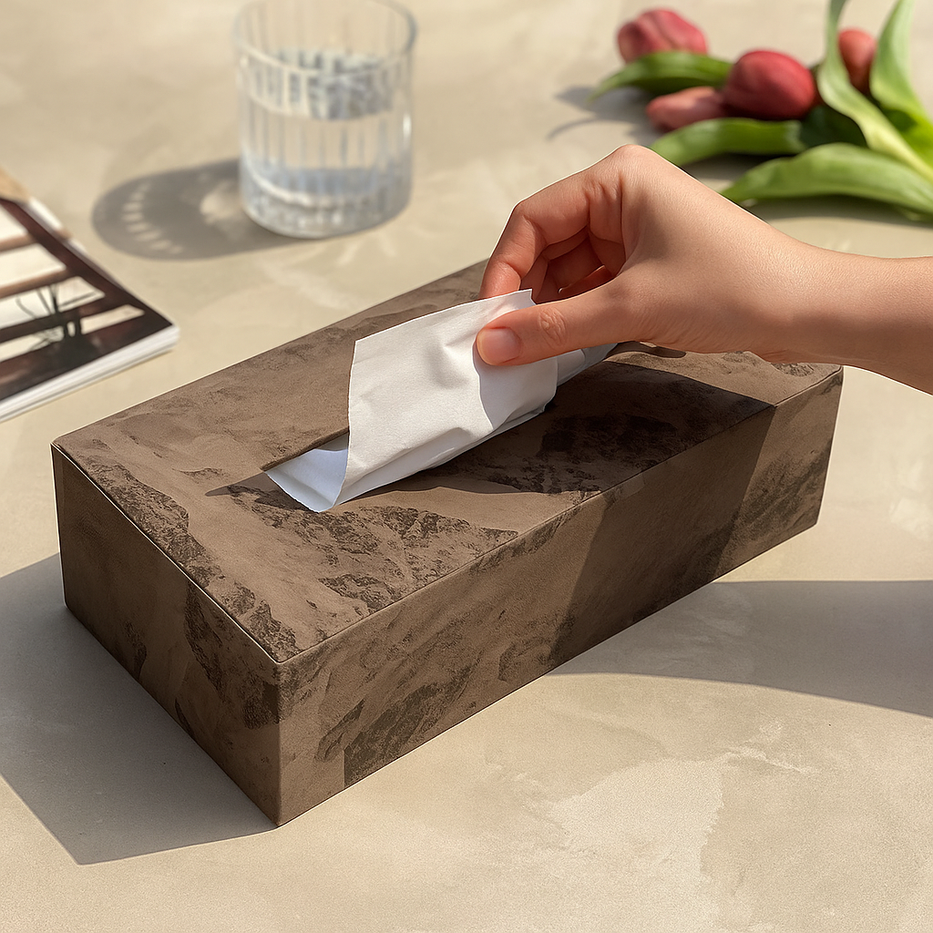 Indo Mocha Tissue Box