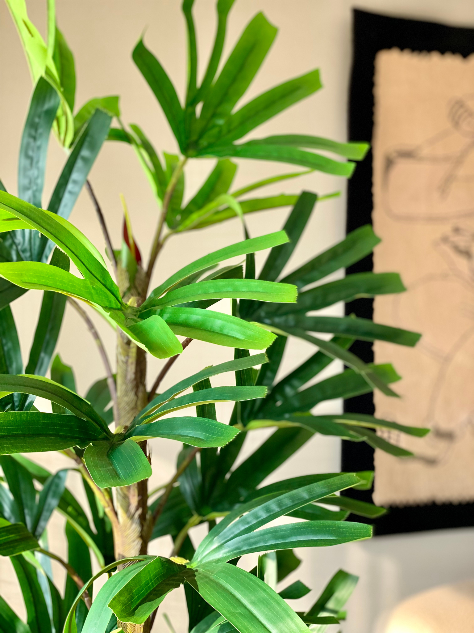 Artificial Rhapis Palm Plant - 6 Feet