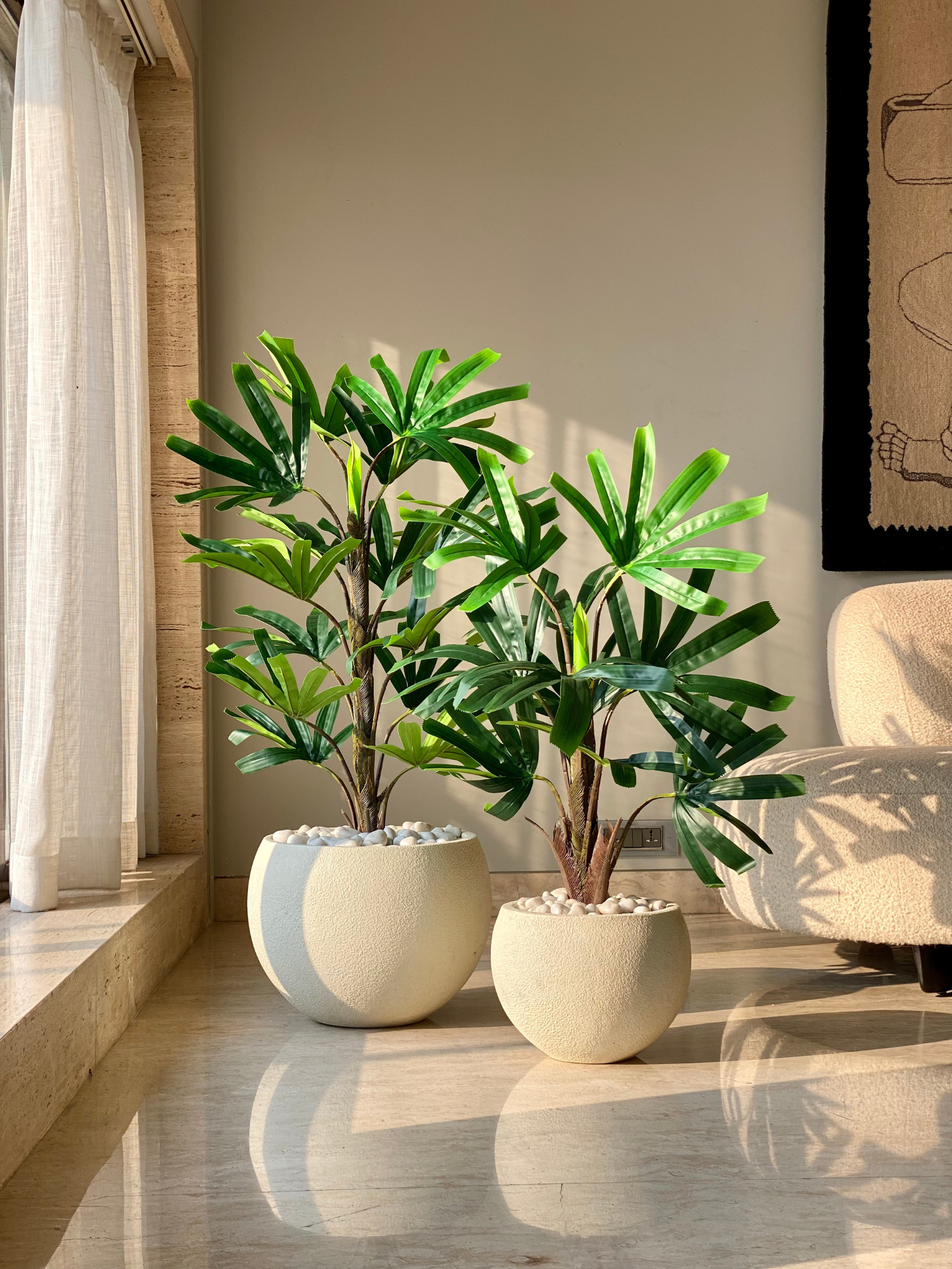 Artificial Rhapis Palm Plant - 4 Feet