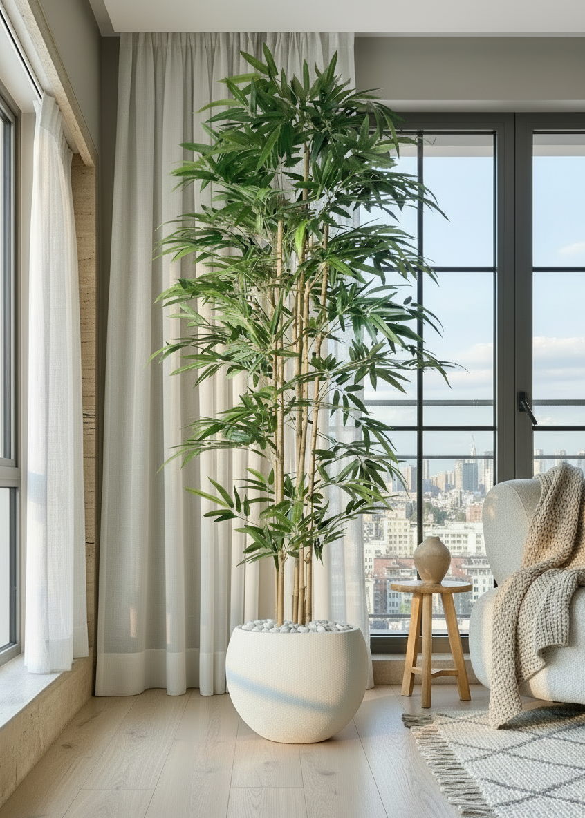 Artificial Bamboo Bliss Plant - 7 Feet