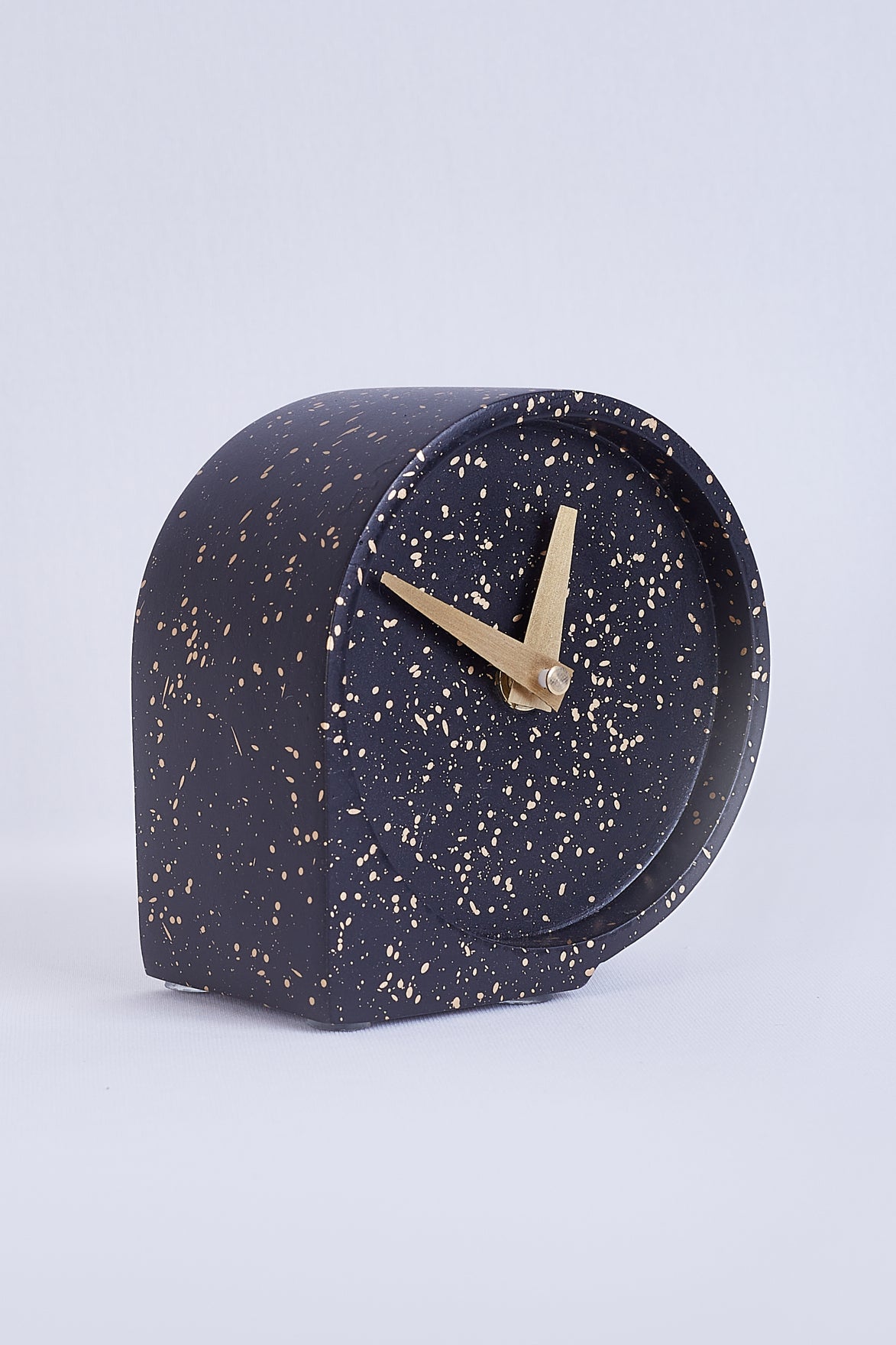Nordic Black Terrazzo Table Clock