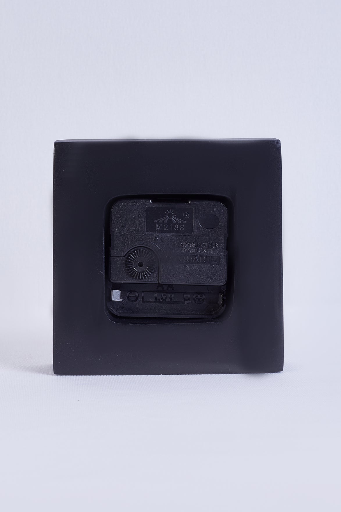 Nordic Black Square Table Clock