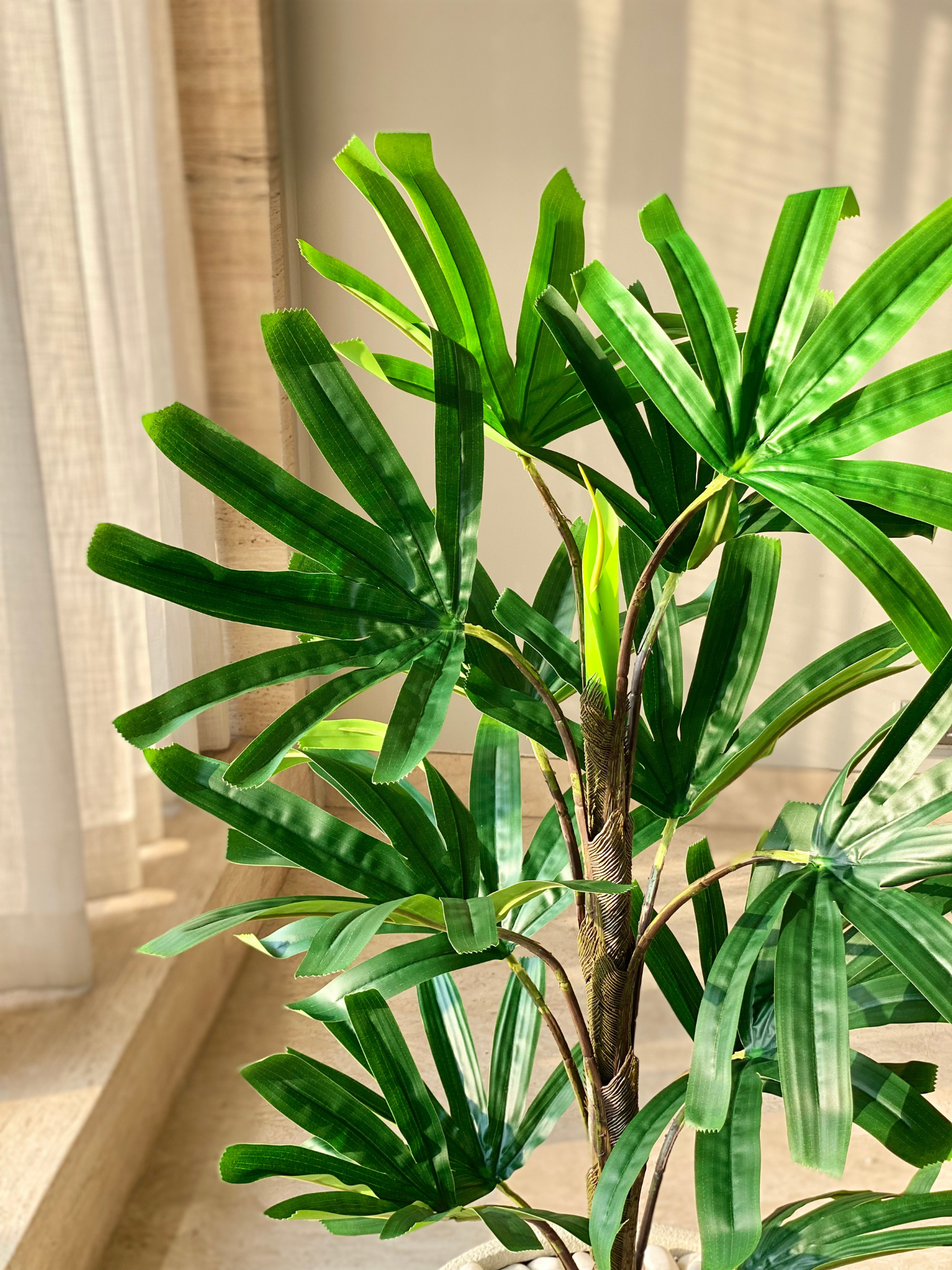 Artificial Rhapis Palm Plant - 4 Feet