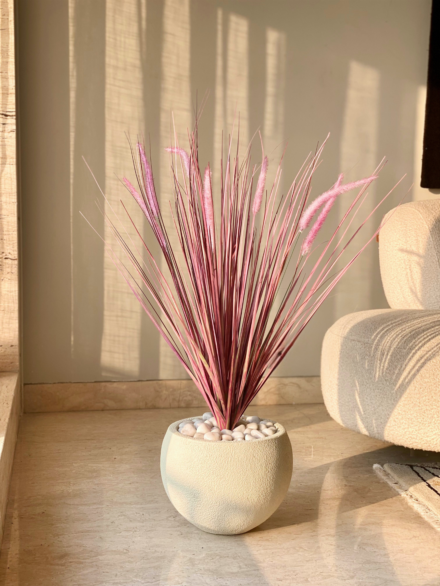 Artificial Pennisetum Pampas Bunch - 3 Feet
