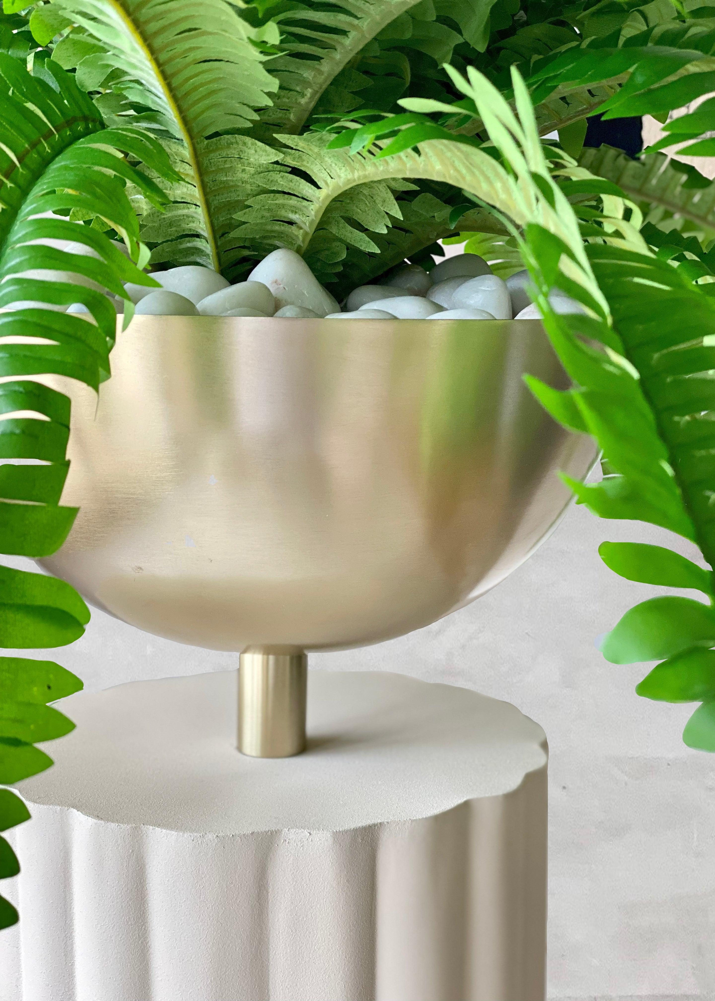 Sabi Fluted Planters - Beige