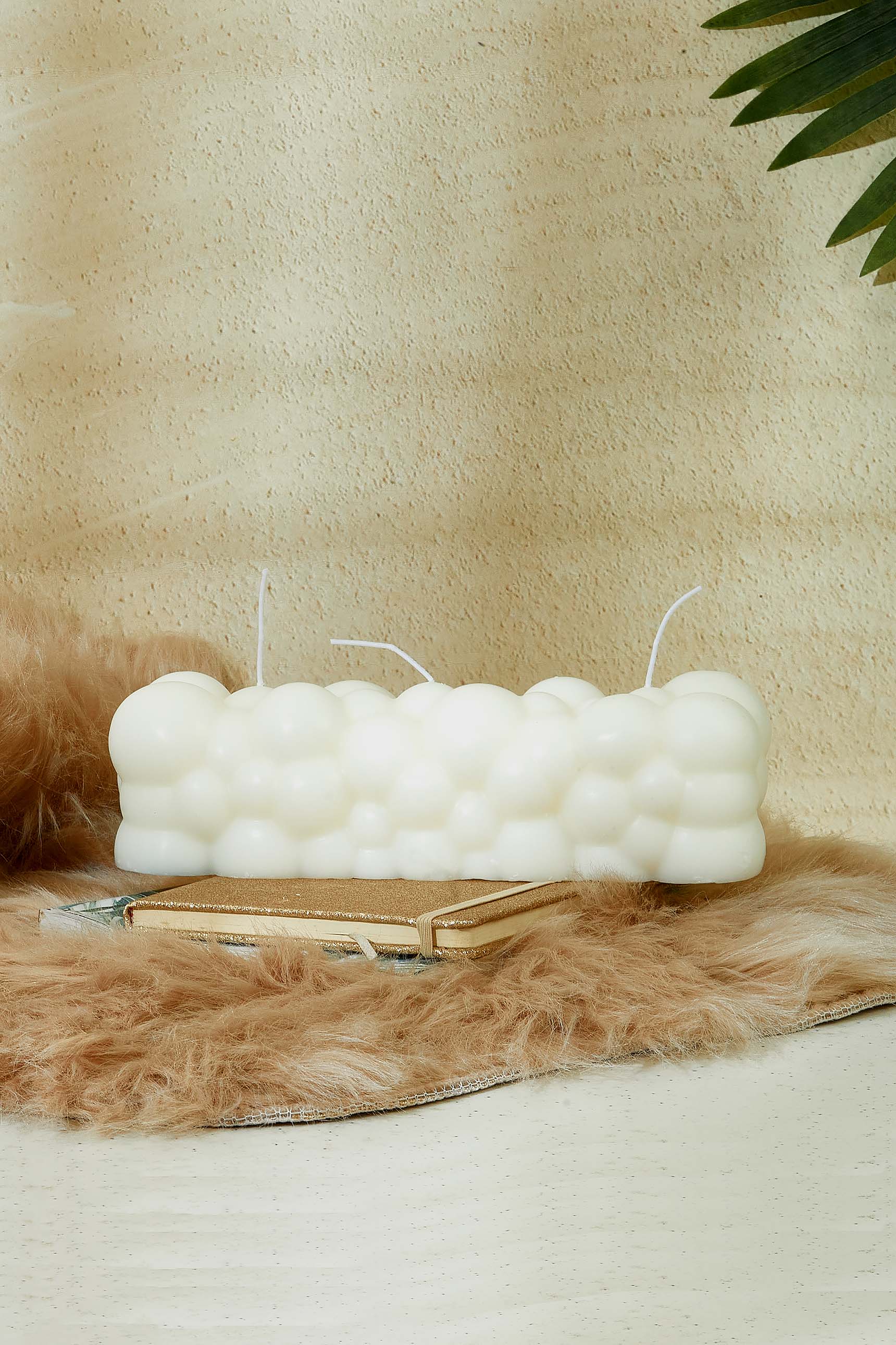 Organic Bubble Candle