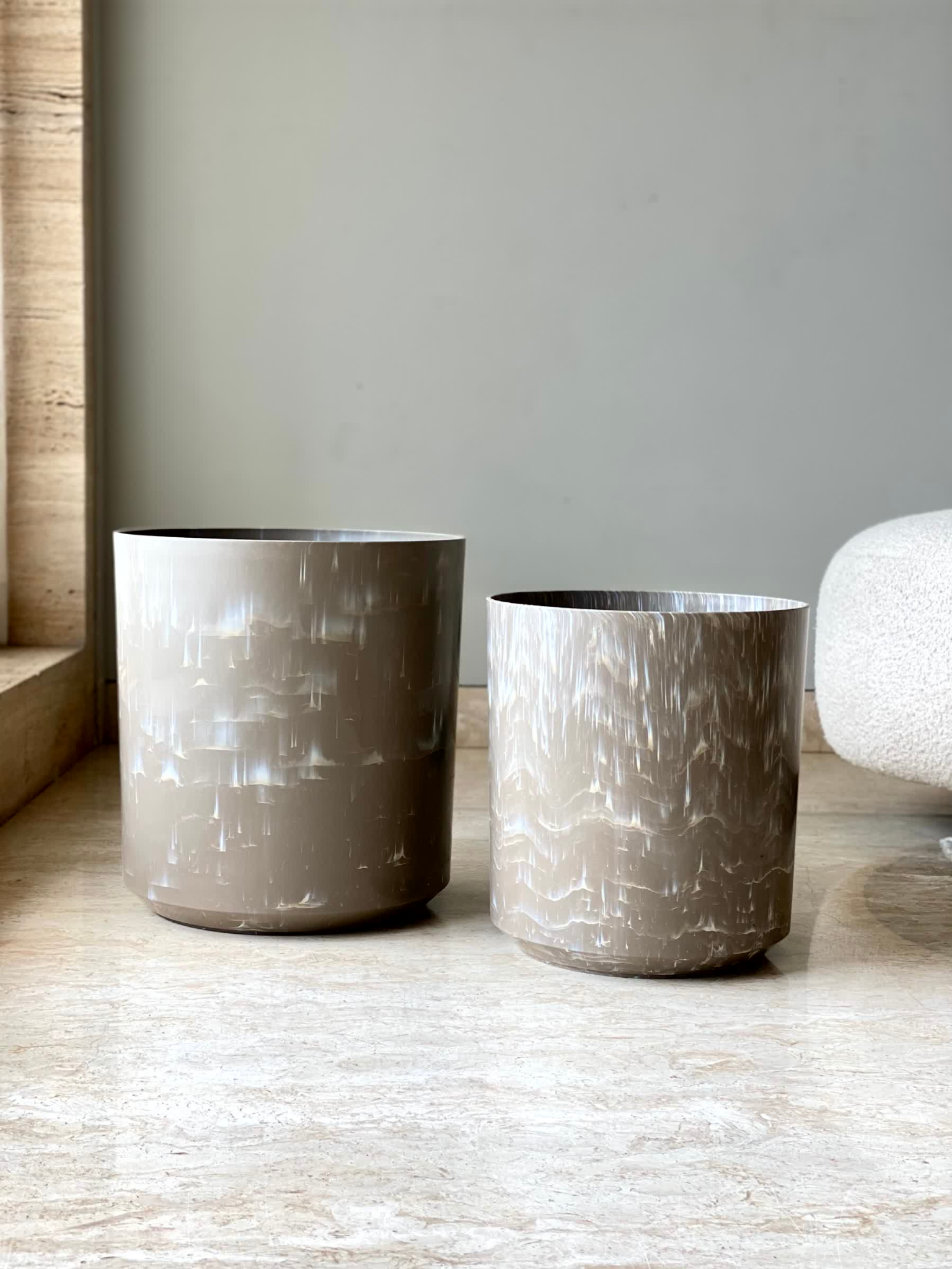 Amara Beige Planter - Medium