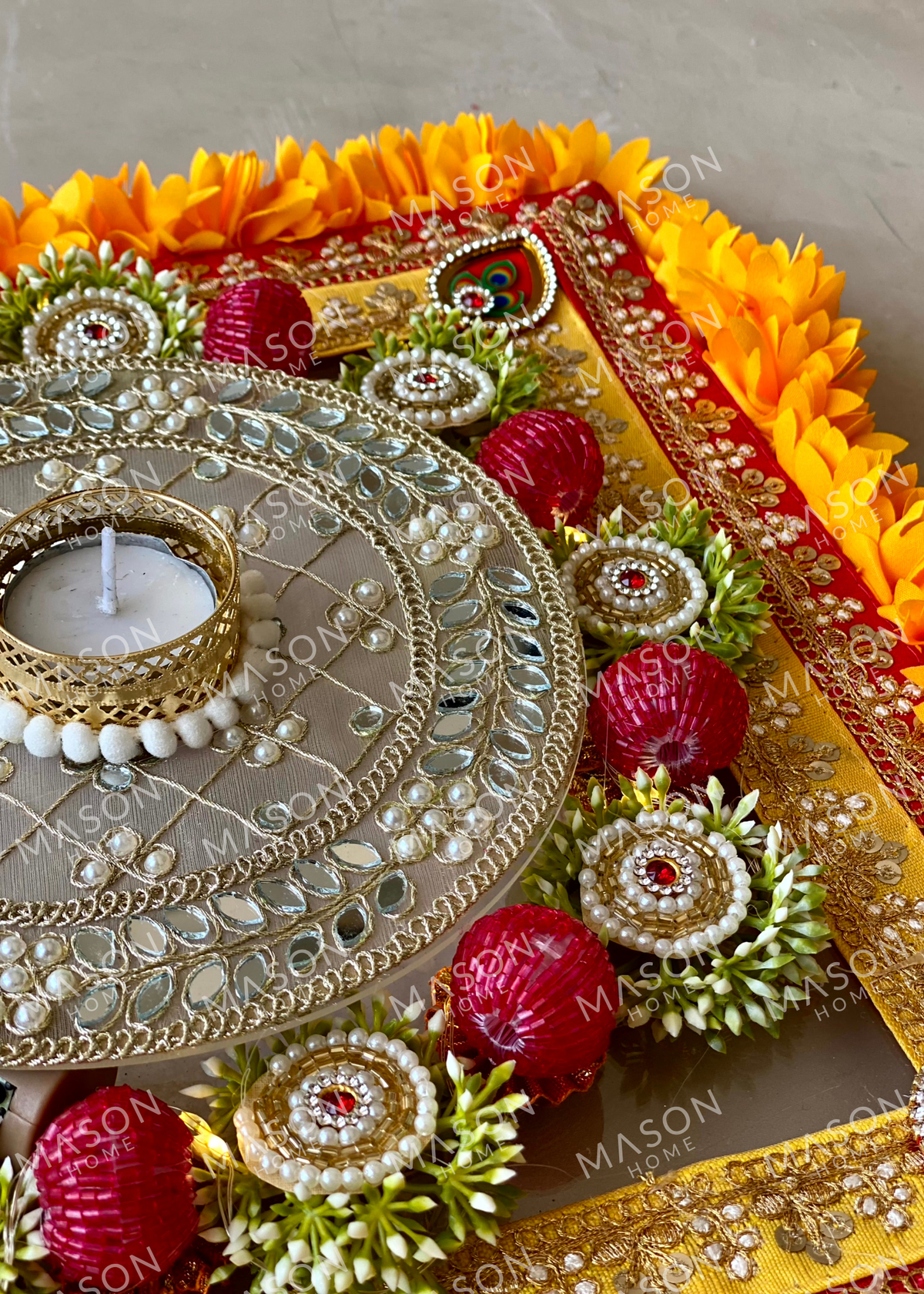 Festive Kundan Kamal Matt