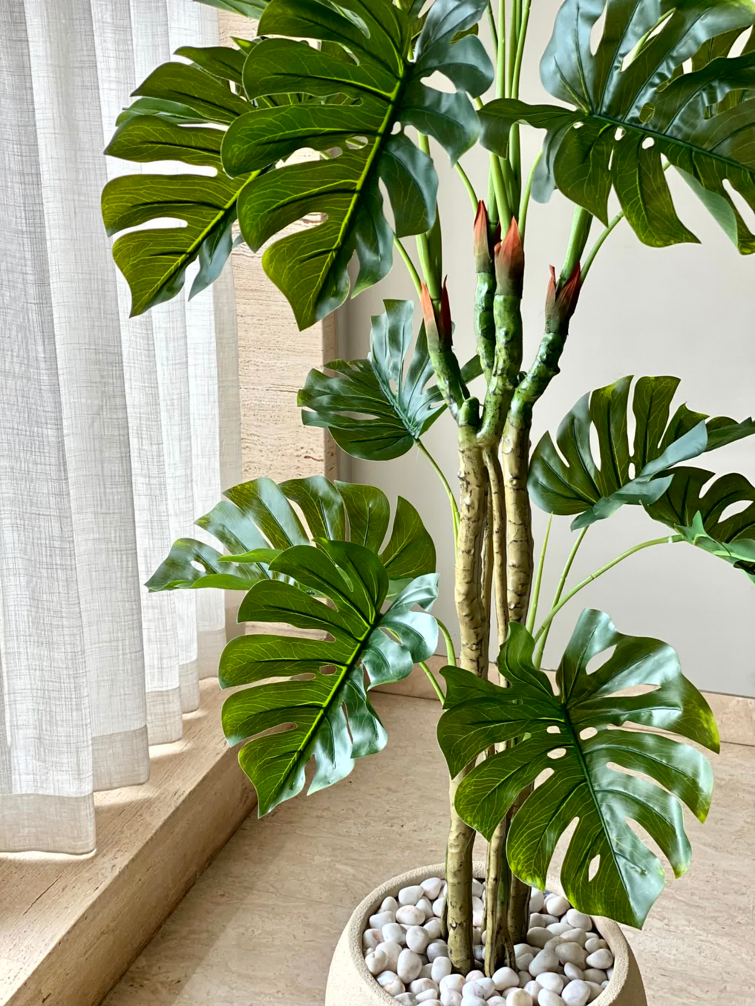 Artificial Rainforest Monstera Plant - 6 Feet