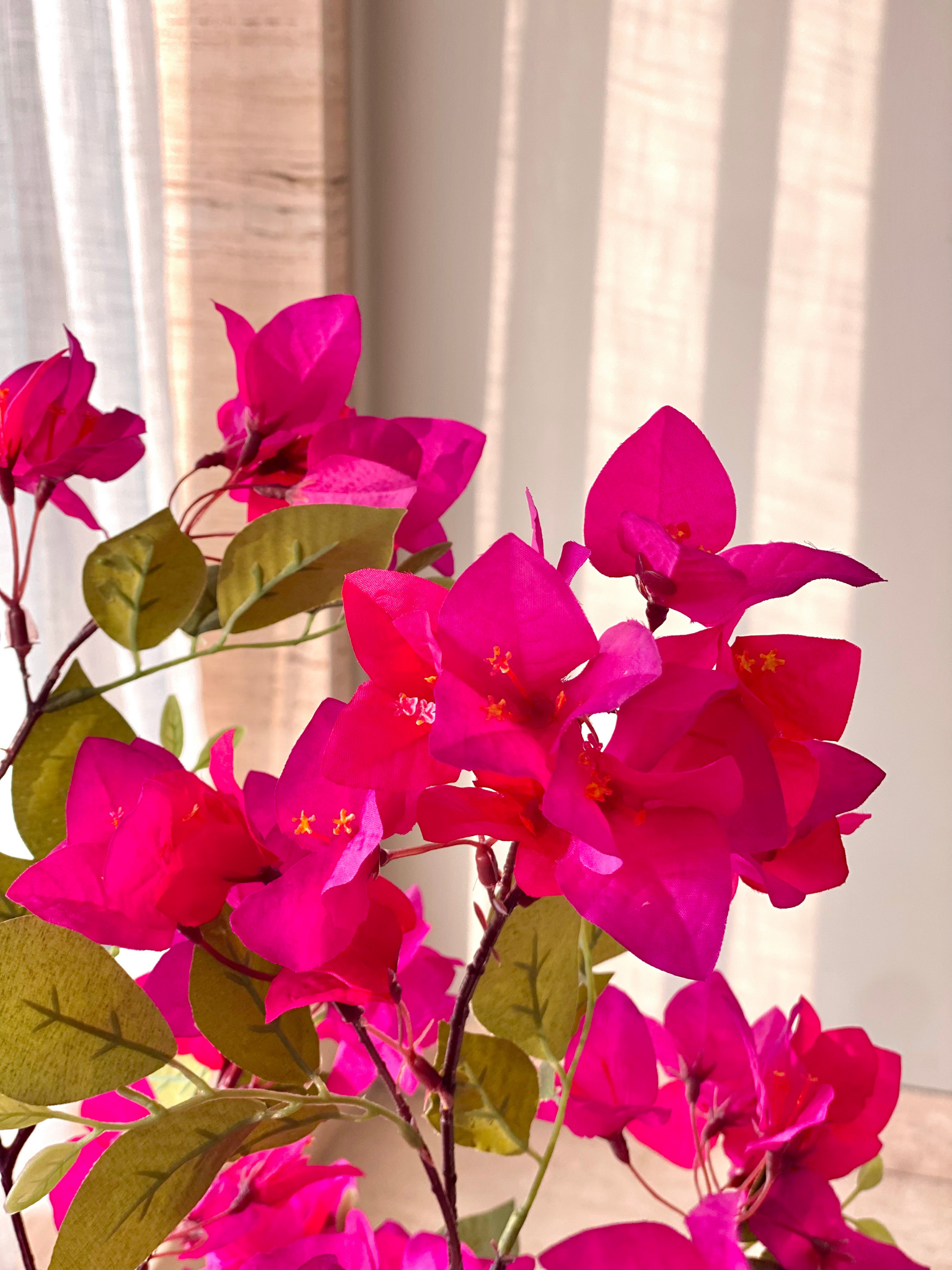 Artificial Pink Bougainvillea Plant - 4 Feet