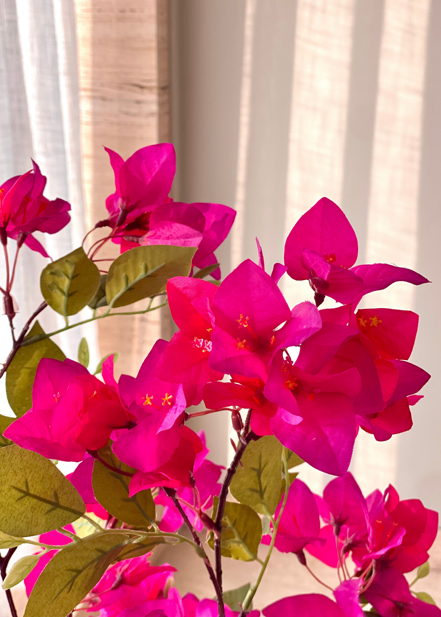 Artificial Pink Bougainvillea Plant - 4 Feet