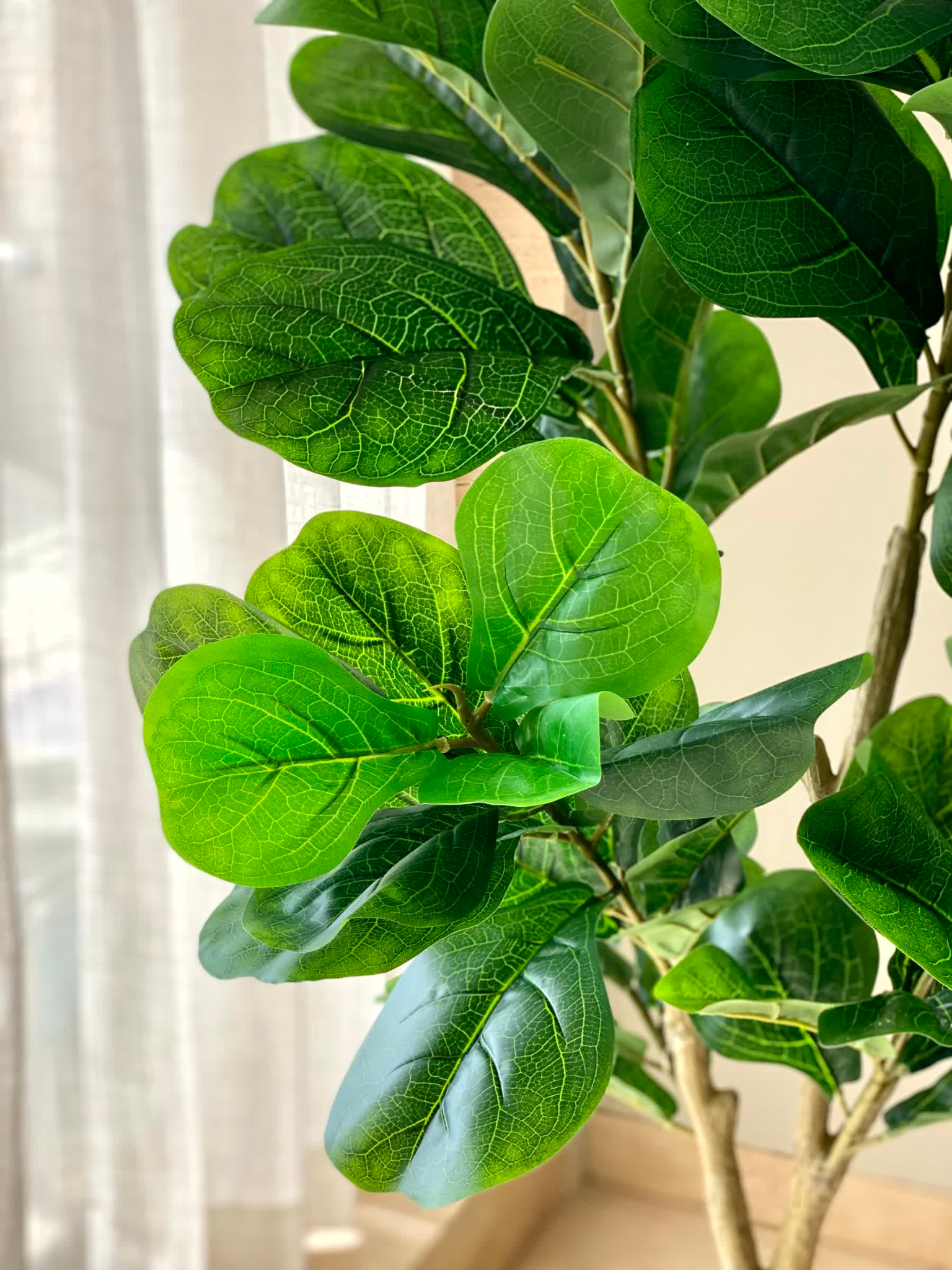 Artificial Decadent Fiddle Plant - 5 Feet