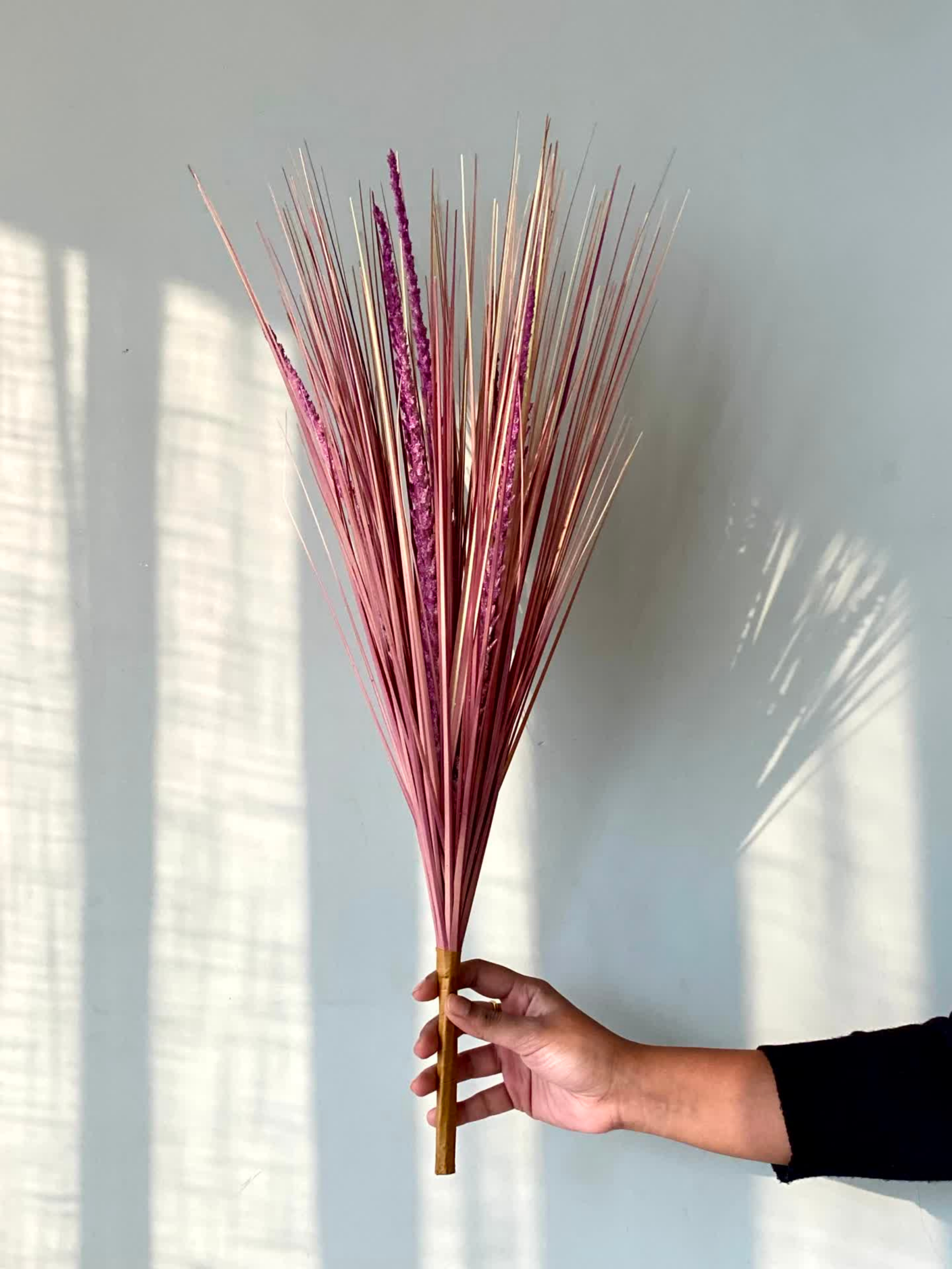 Artificial Purple Pampas Bunch - 3 Feet