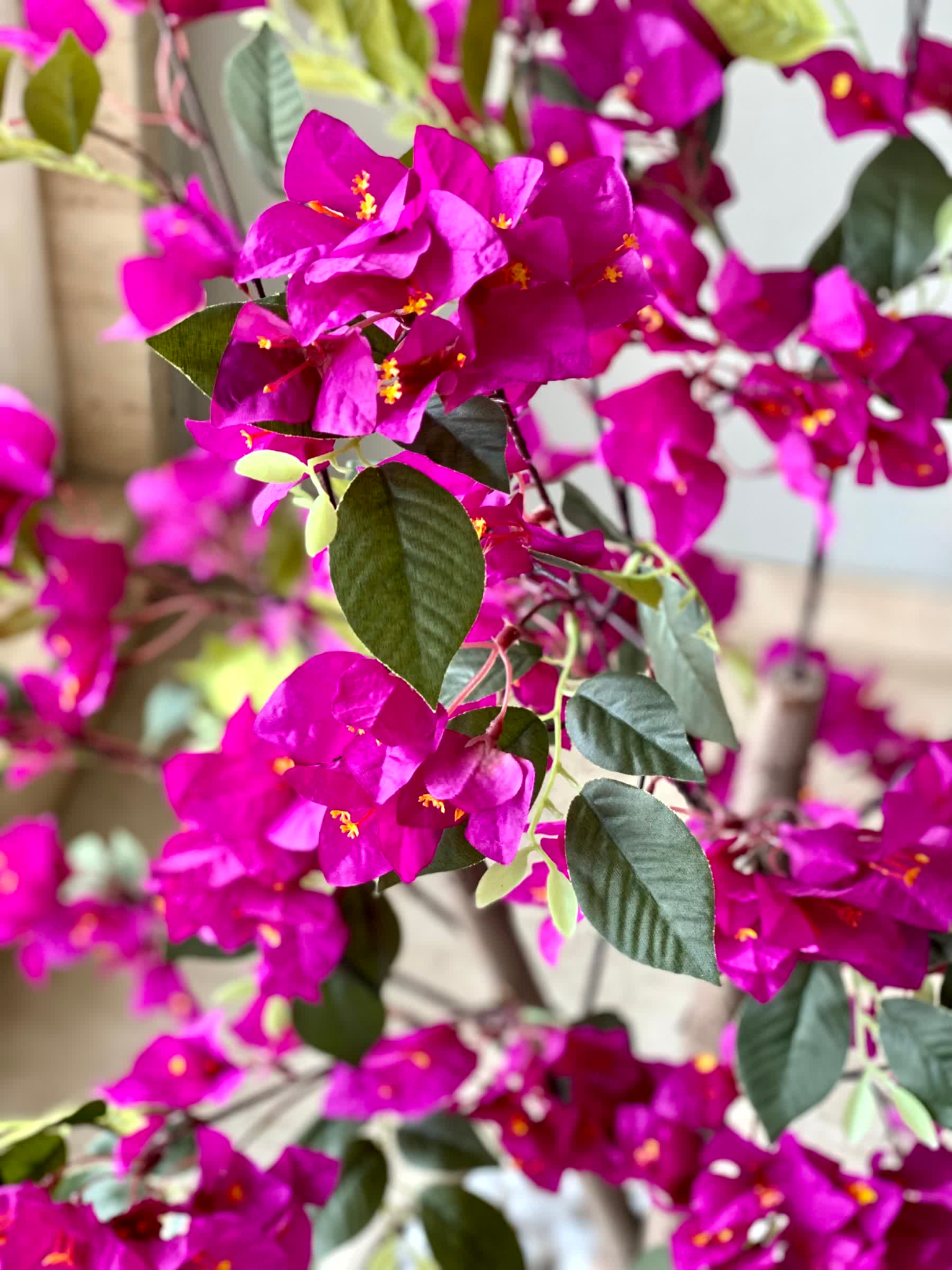 Artificial Purple Bougainvillea Plant - 4 Feet
