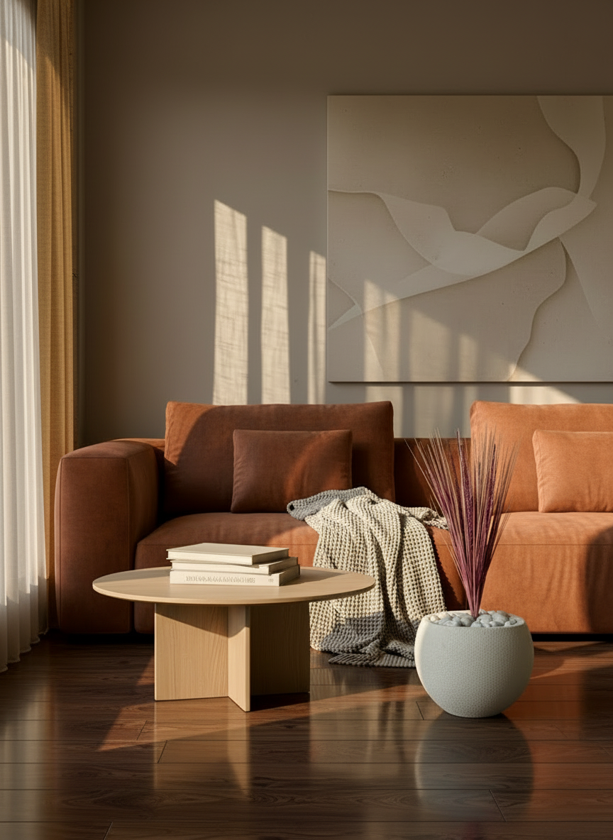 Artificial Purple Pampas Bunch - 3 Feet