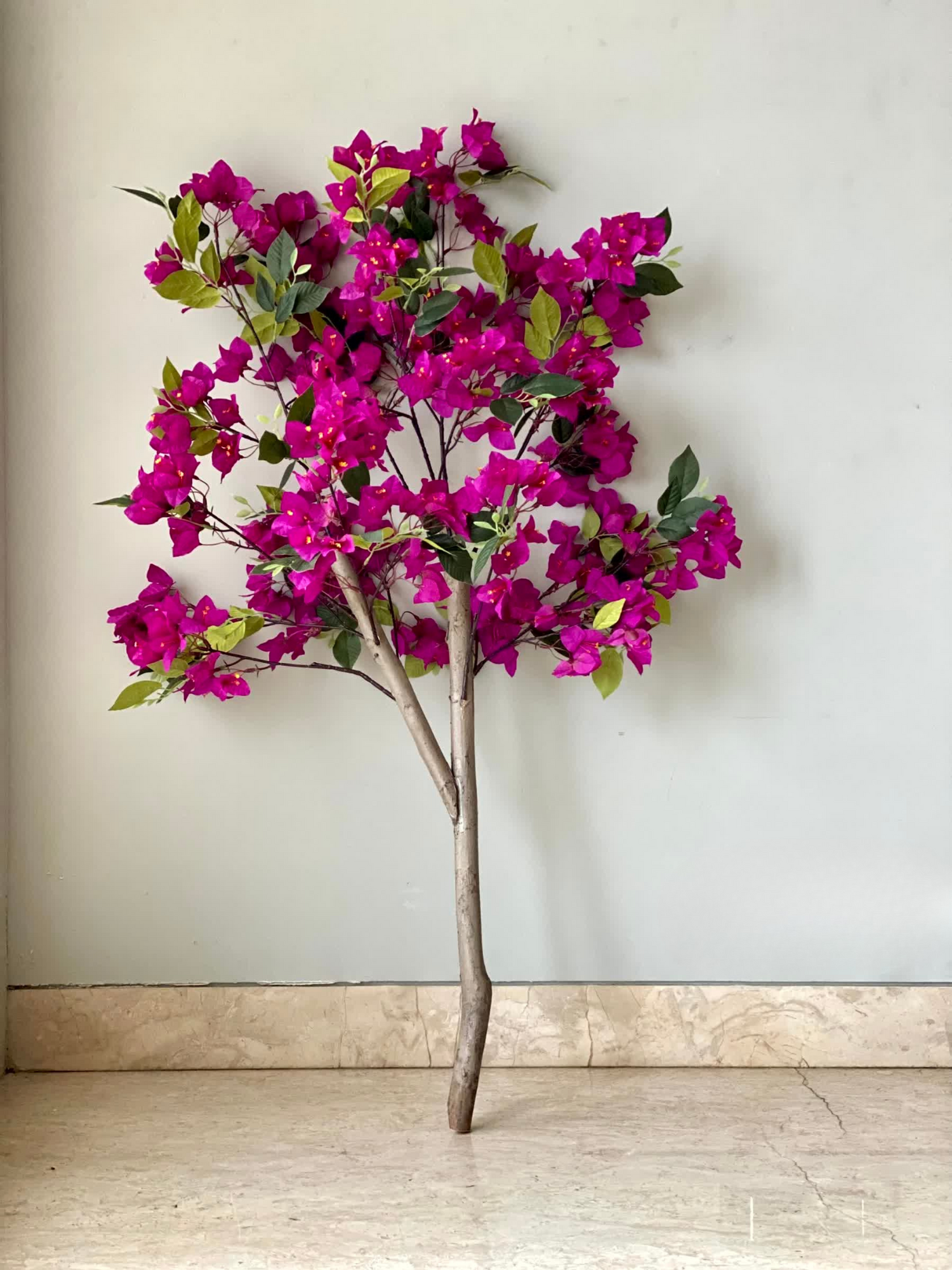 Artificial Purple Bougainvillea Plant - 4 Feet