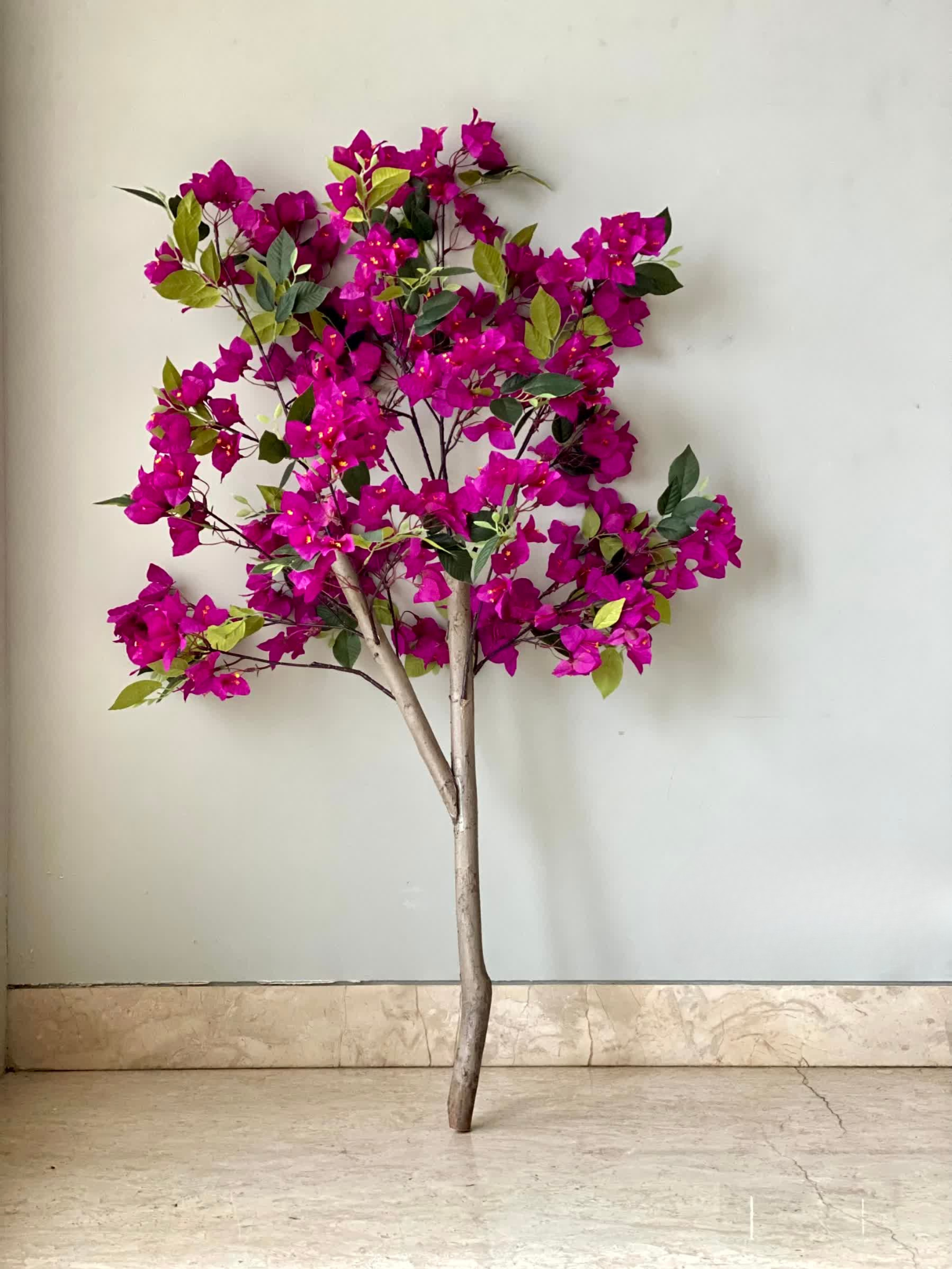 Artificial Purple Bougainvillea Plant - 4 Feet