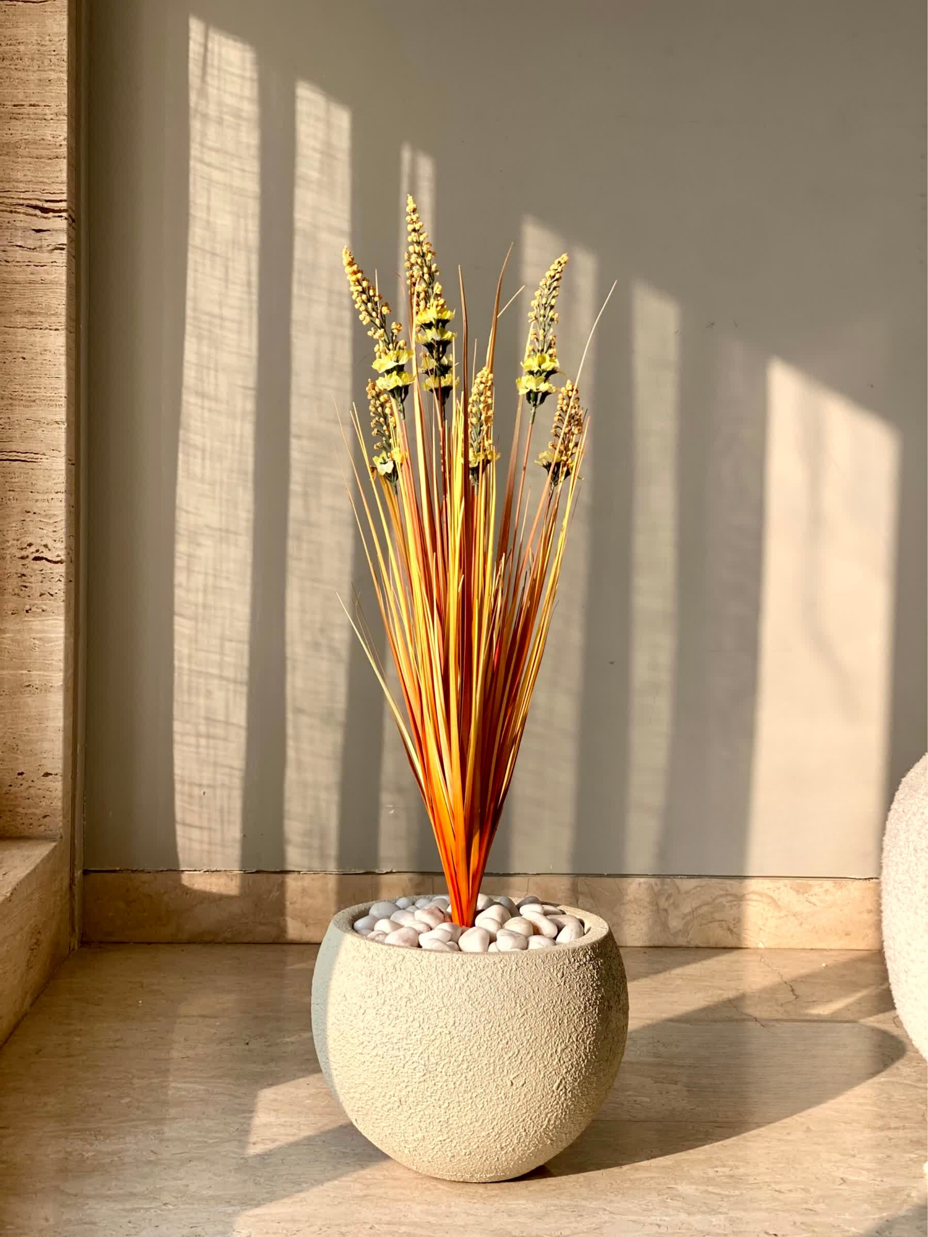 Artificial Dawn Foxtail Pampas Bunch - 3 Feet