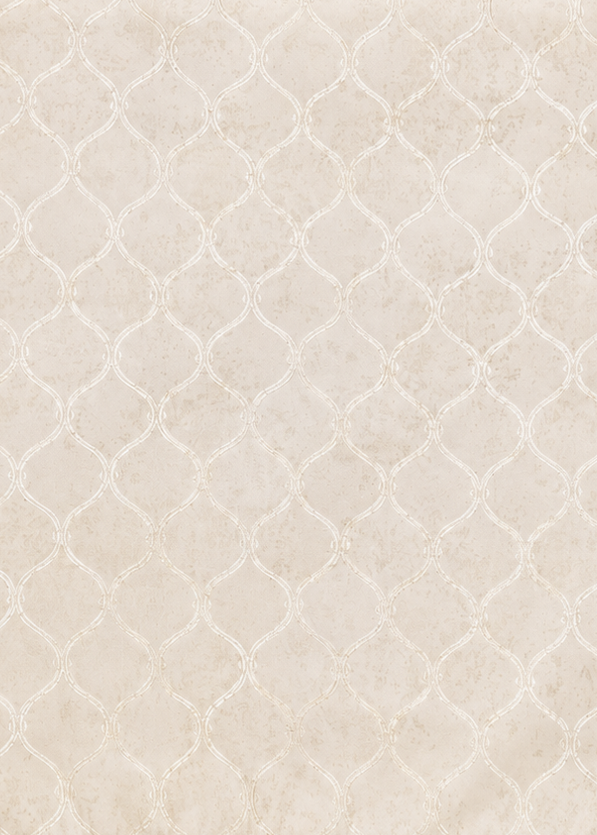 Ivory Trellis Cushion Cover