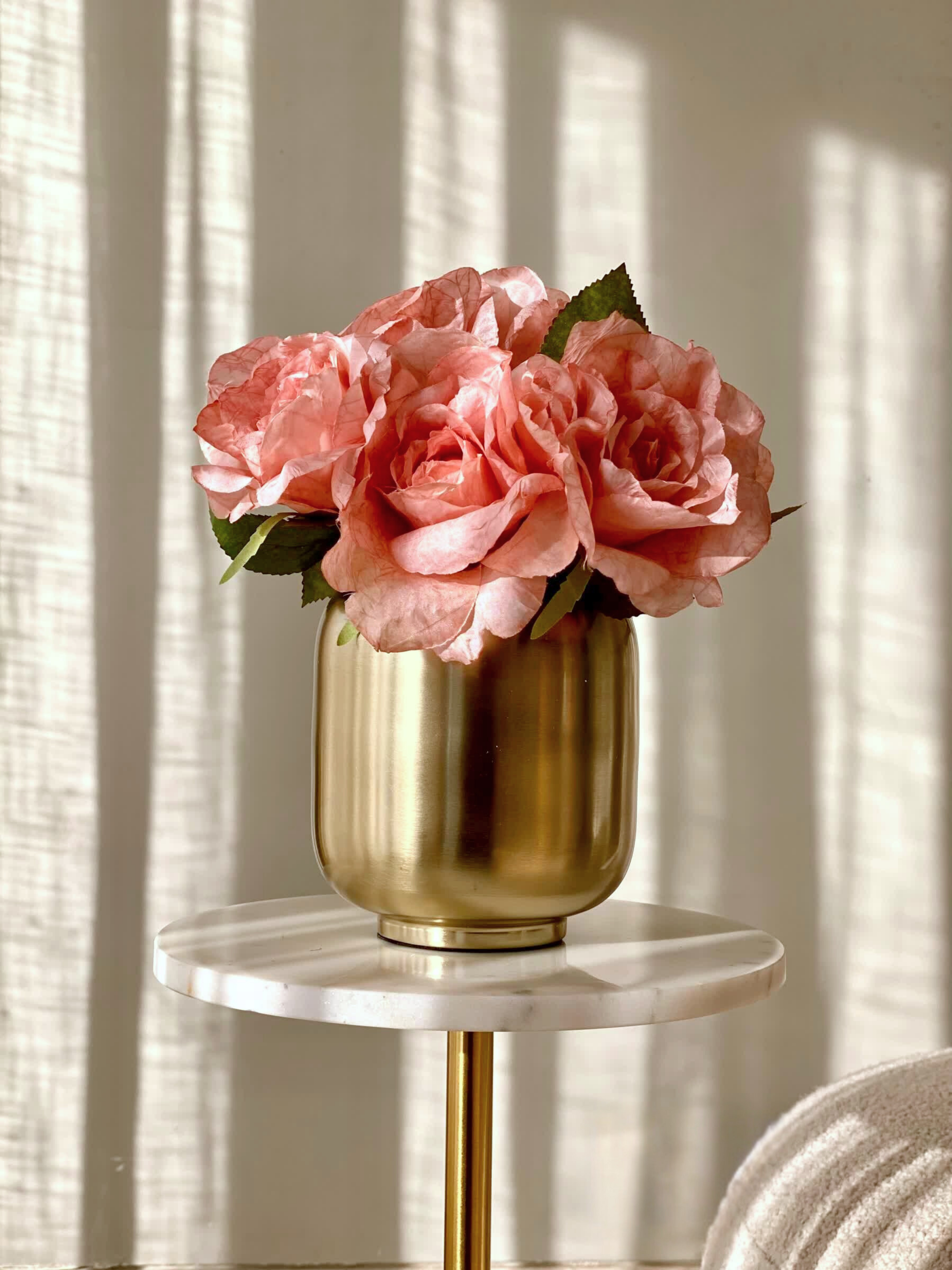 Artificial Peony Flower - Pink (Set of 2)