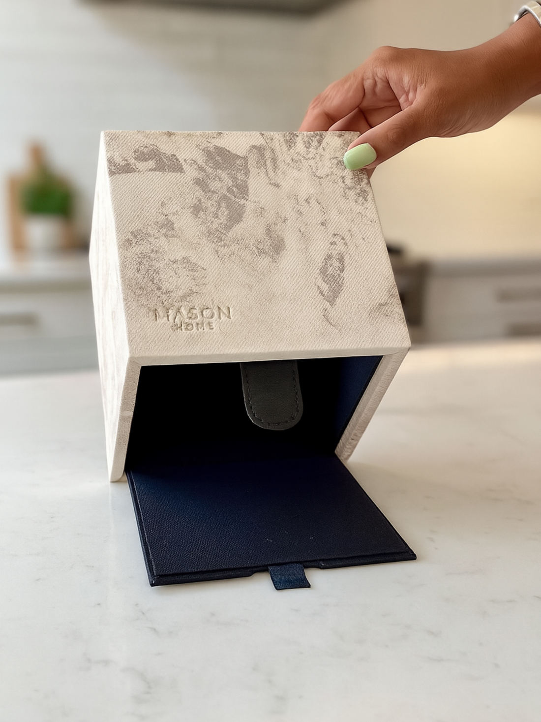 Indo Latte Square Tissue Box