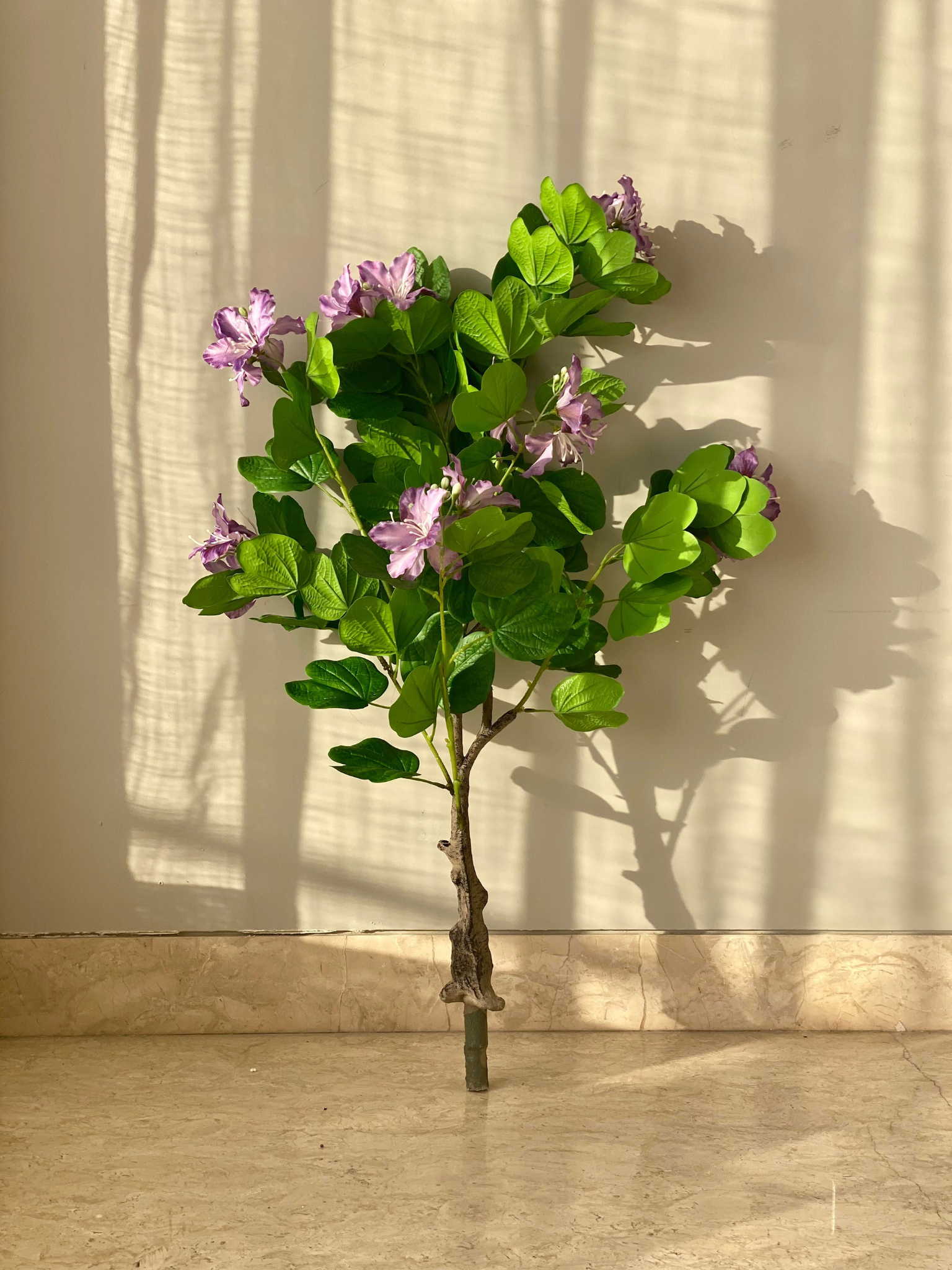 Artificial Lilac Bauhinia Plant - 3 Feet