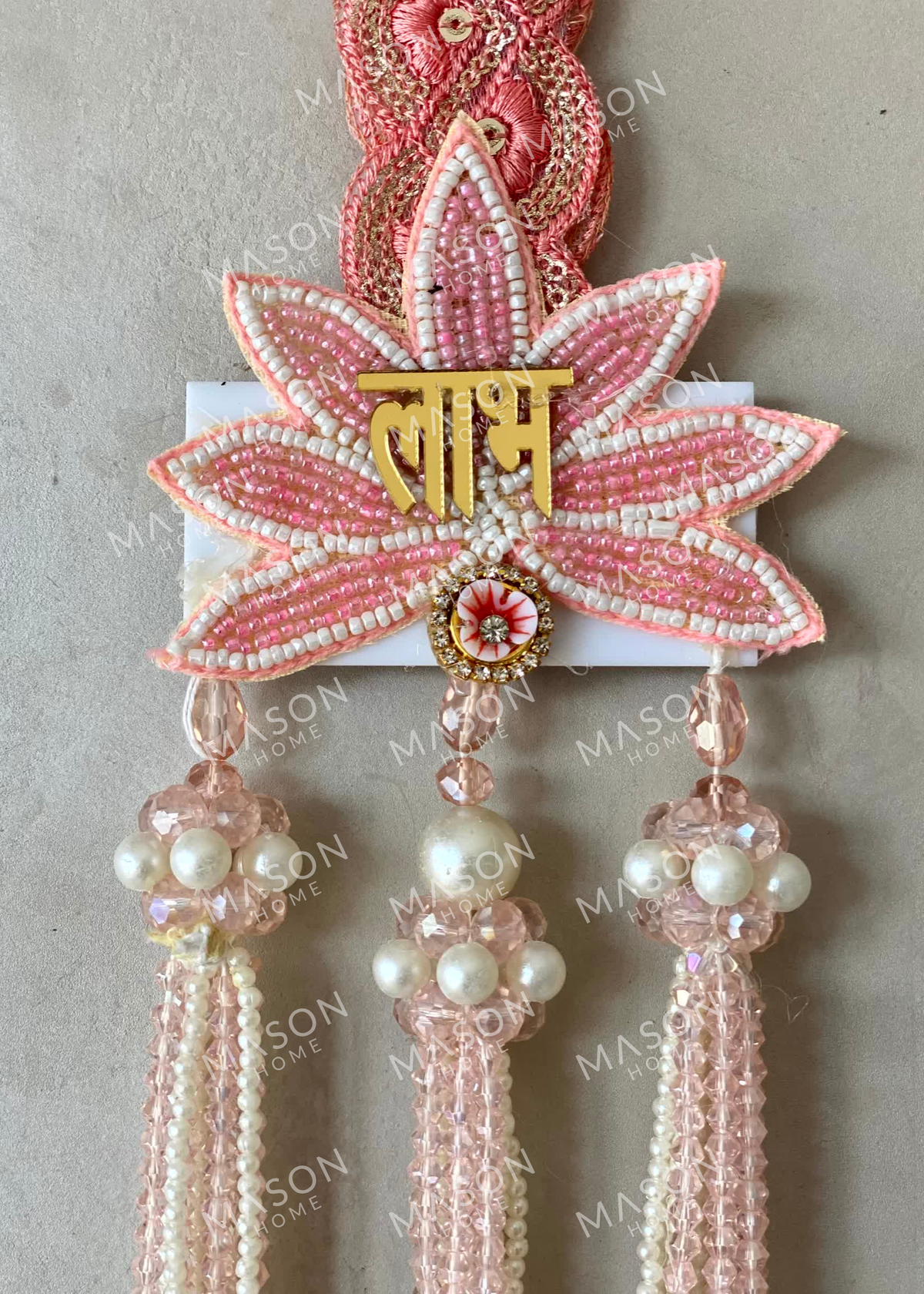 Festive Rose Petal Shubh Labh Hanging
