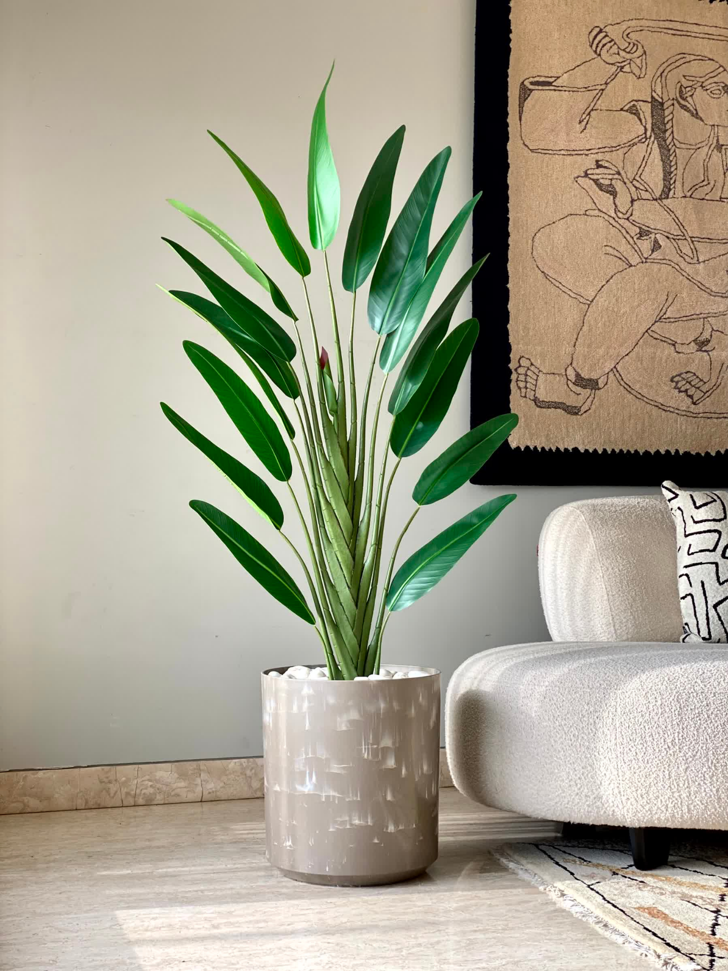 Artificial Fronded Palm Plant - 5 Feet
