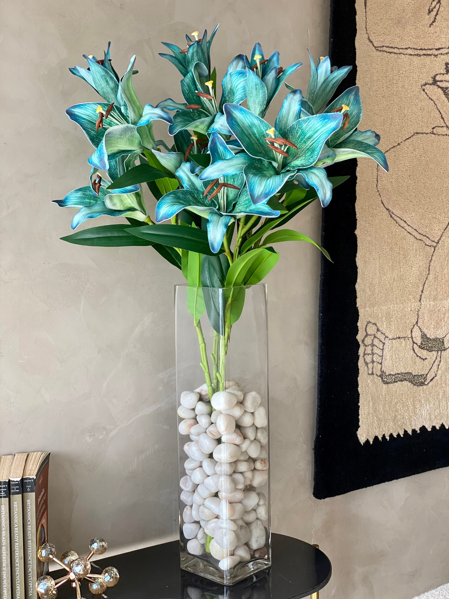 Artificial Mystic Lilly Flower Stem - (One Stem) Green