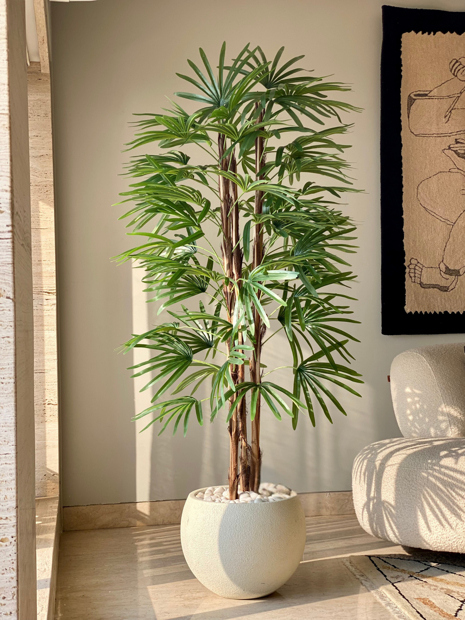 Artificial Rhapis Palm Tree - 6 Feet