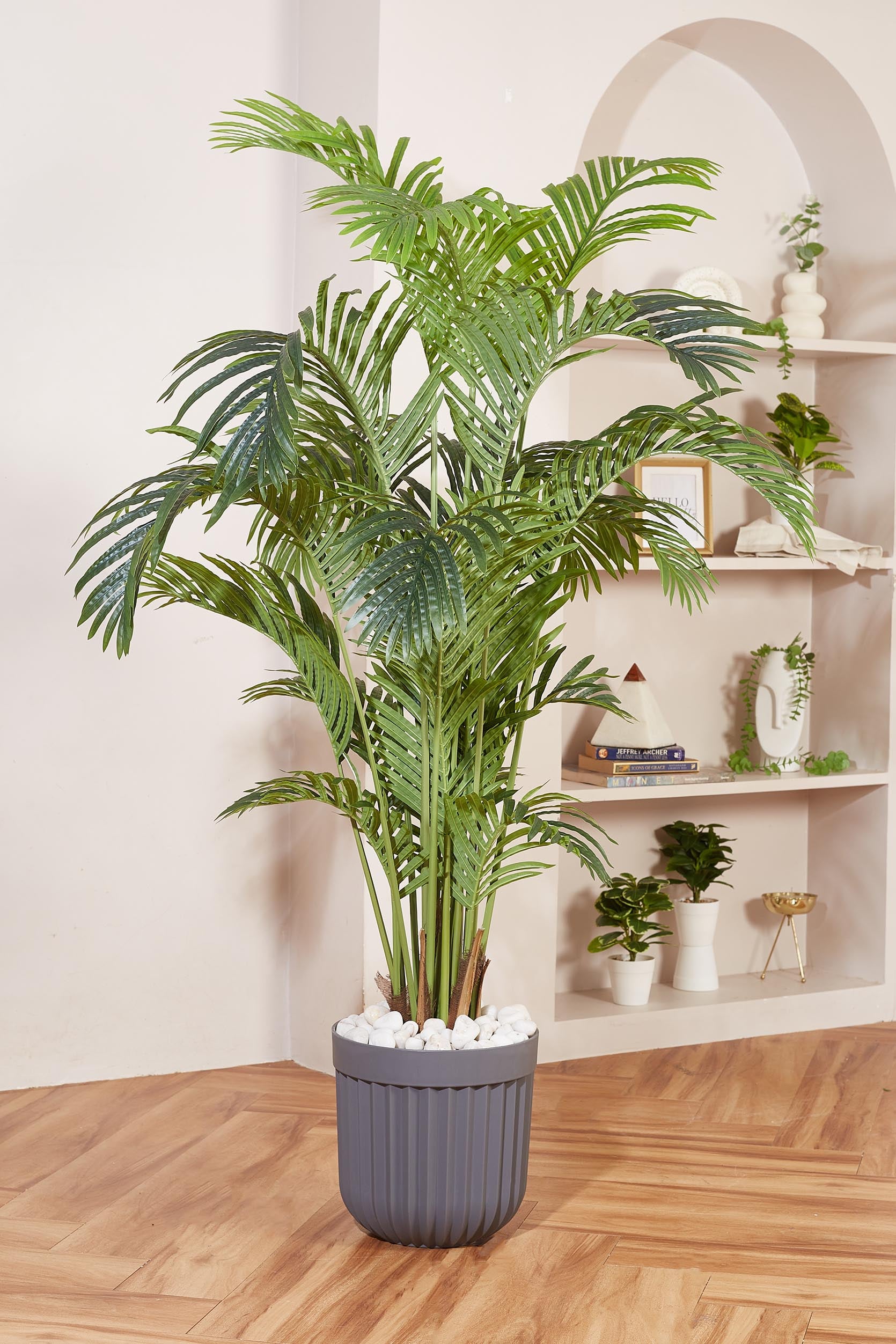Ruffle Planter Large - Grey