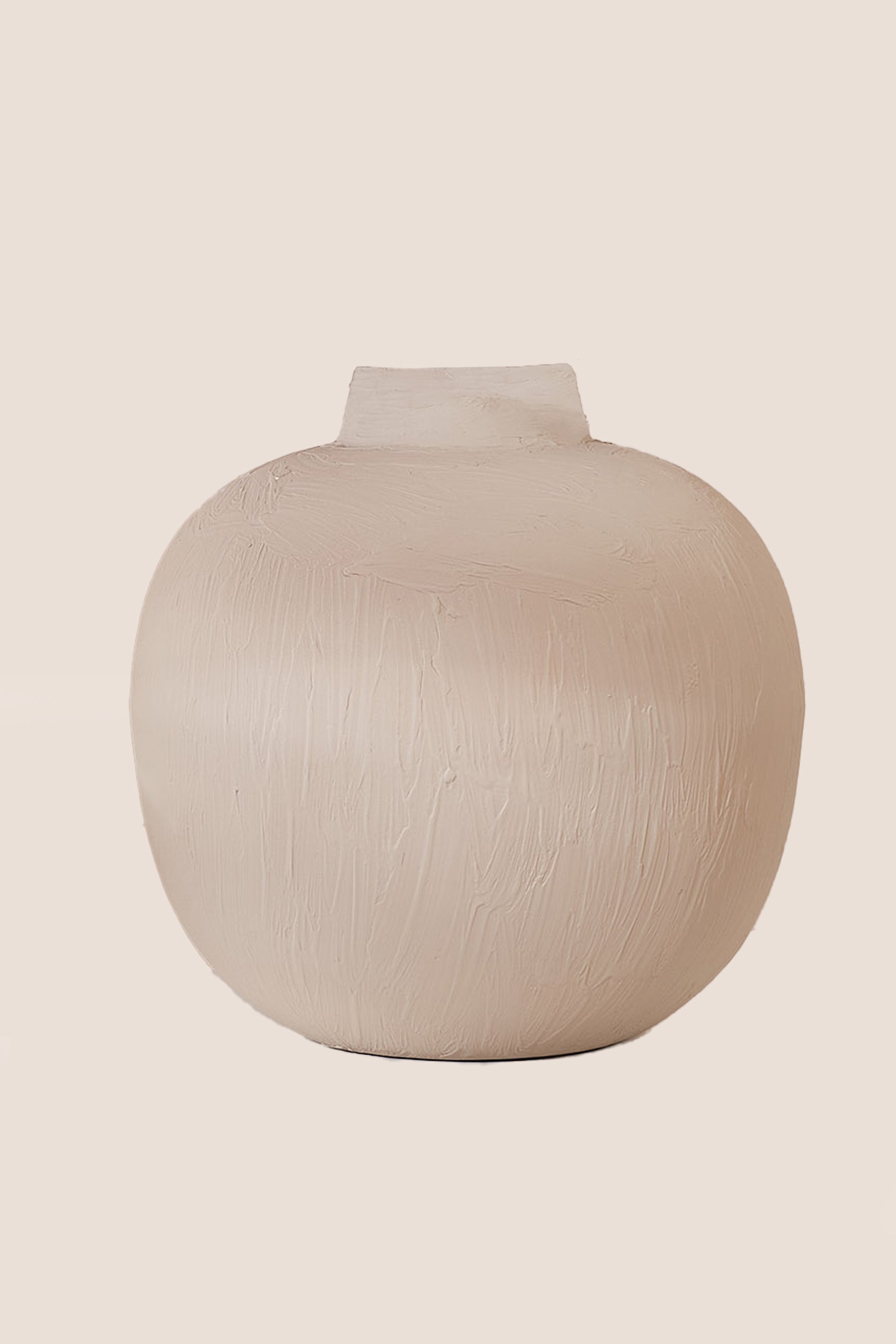 Nordic Bloom Beige Vase - Large