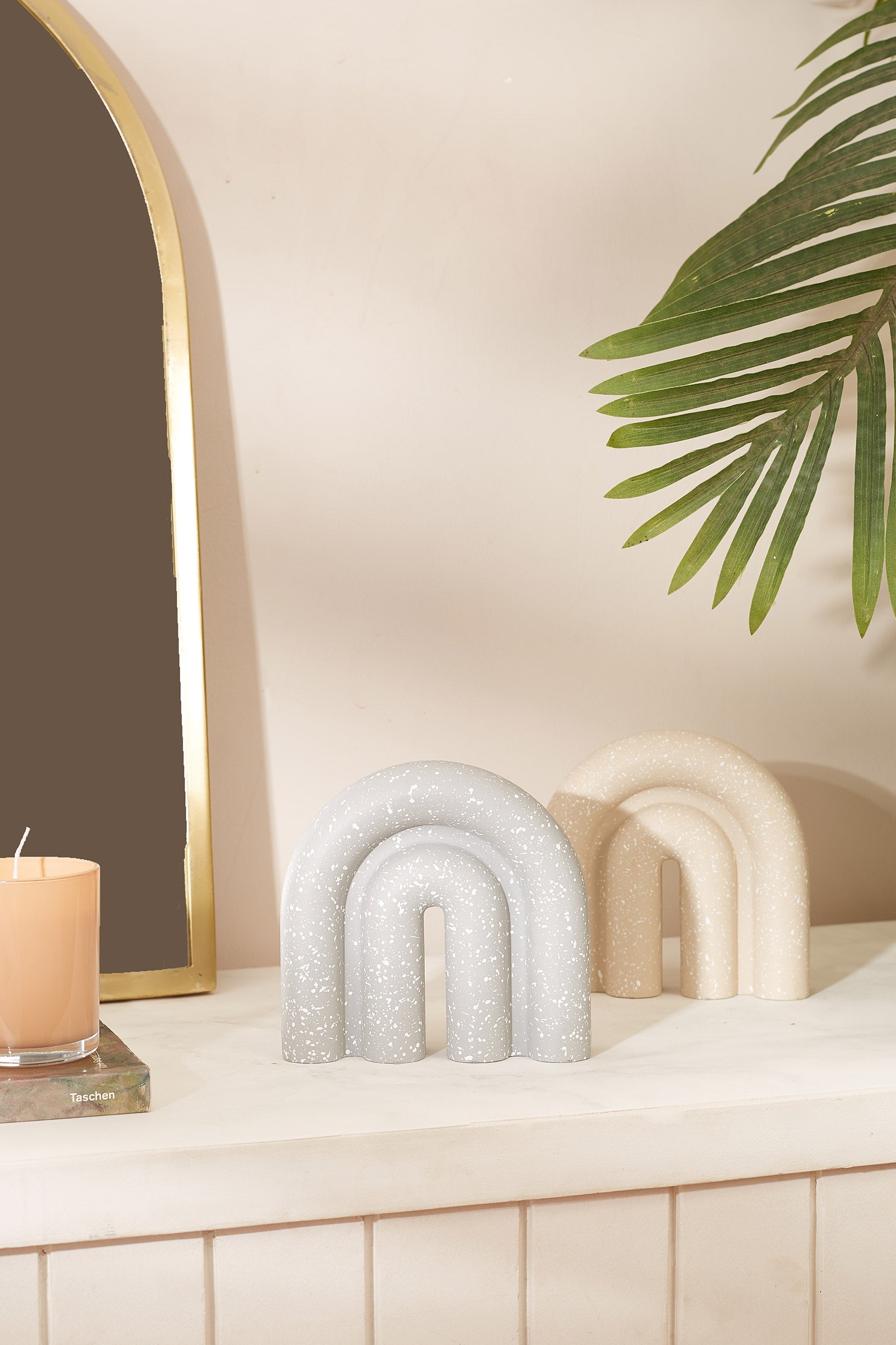 Nordic Speckled Arc Accent - Grey