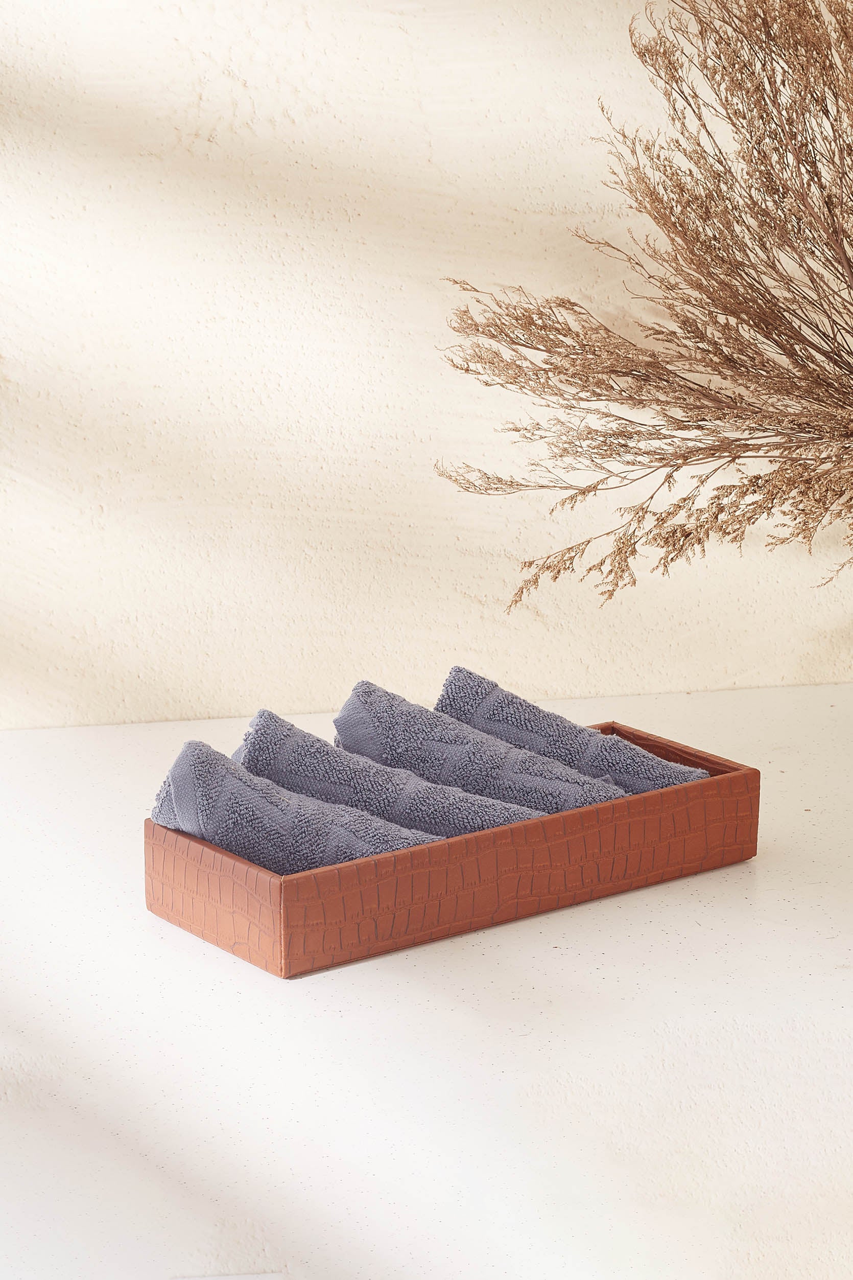 Croc Lux Vegan Leather Tray