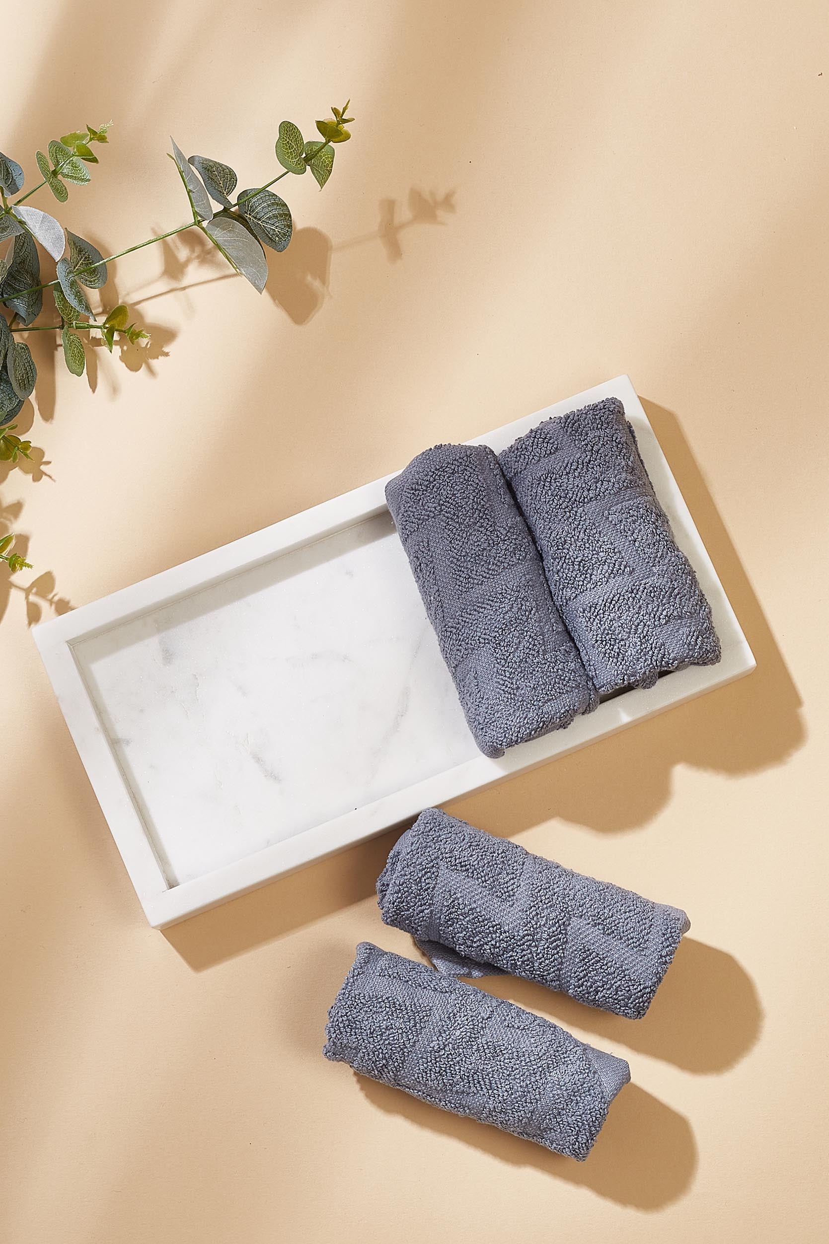 Auric Rectangular Marble Tray