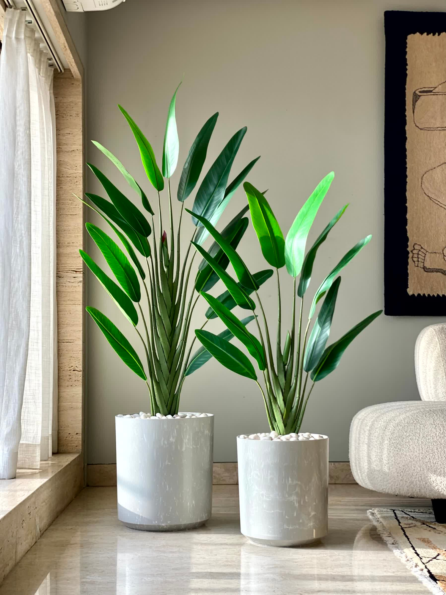 Artificial Fronded Palm Plant - 5 Feet