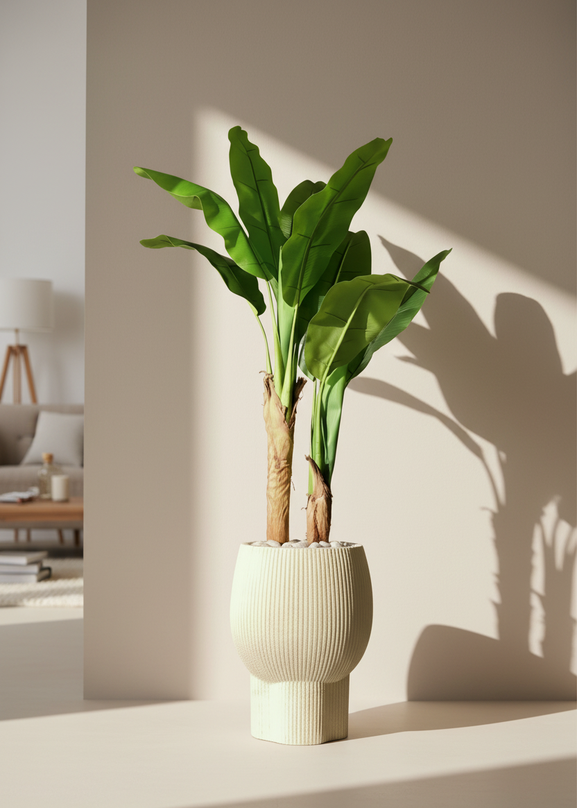 Artificial Banana Palm Plant - 4 Feet