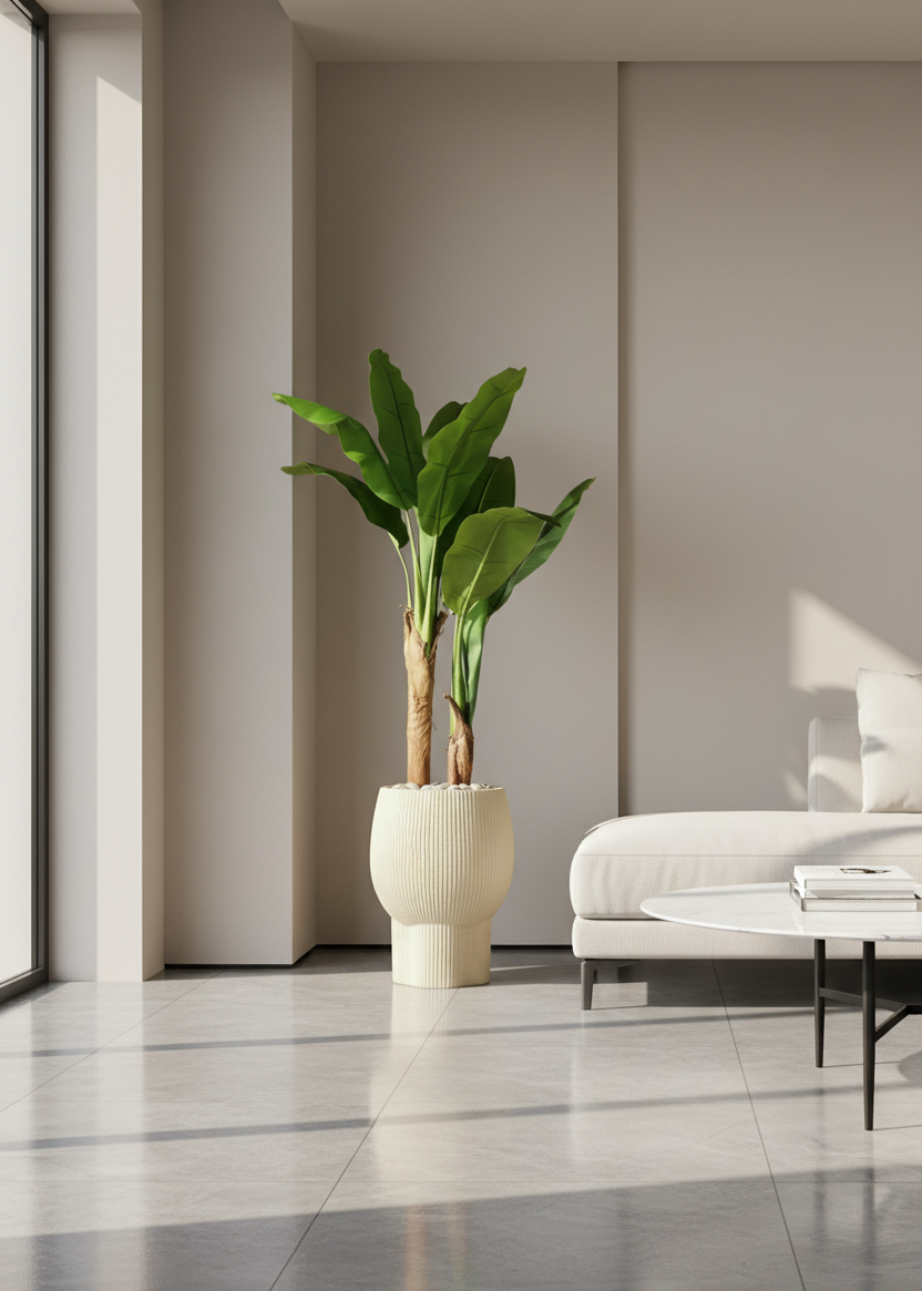 Artificial Banana Palm Plant - 4 Feet