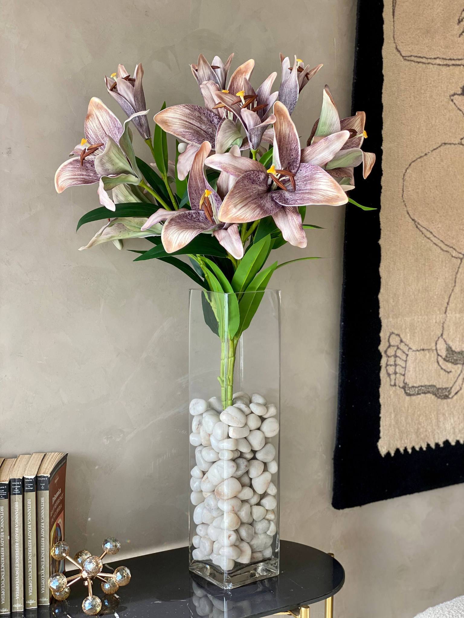 Artificial Mystic Lilly Flower Stem - (One Stem) Pink