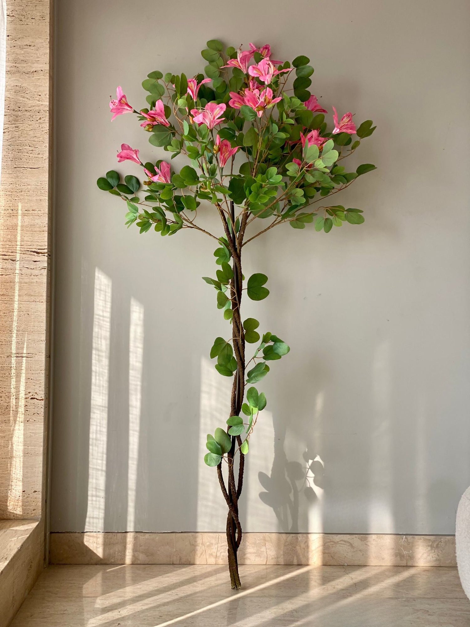 Artificial Pink Bauhinia Plant - 6 Feet