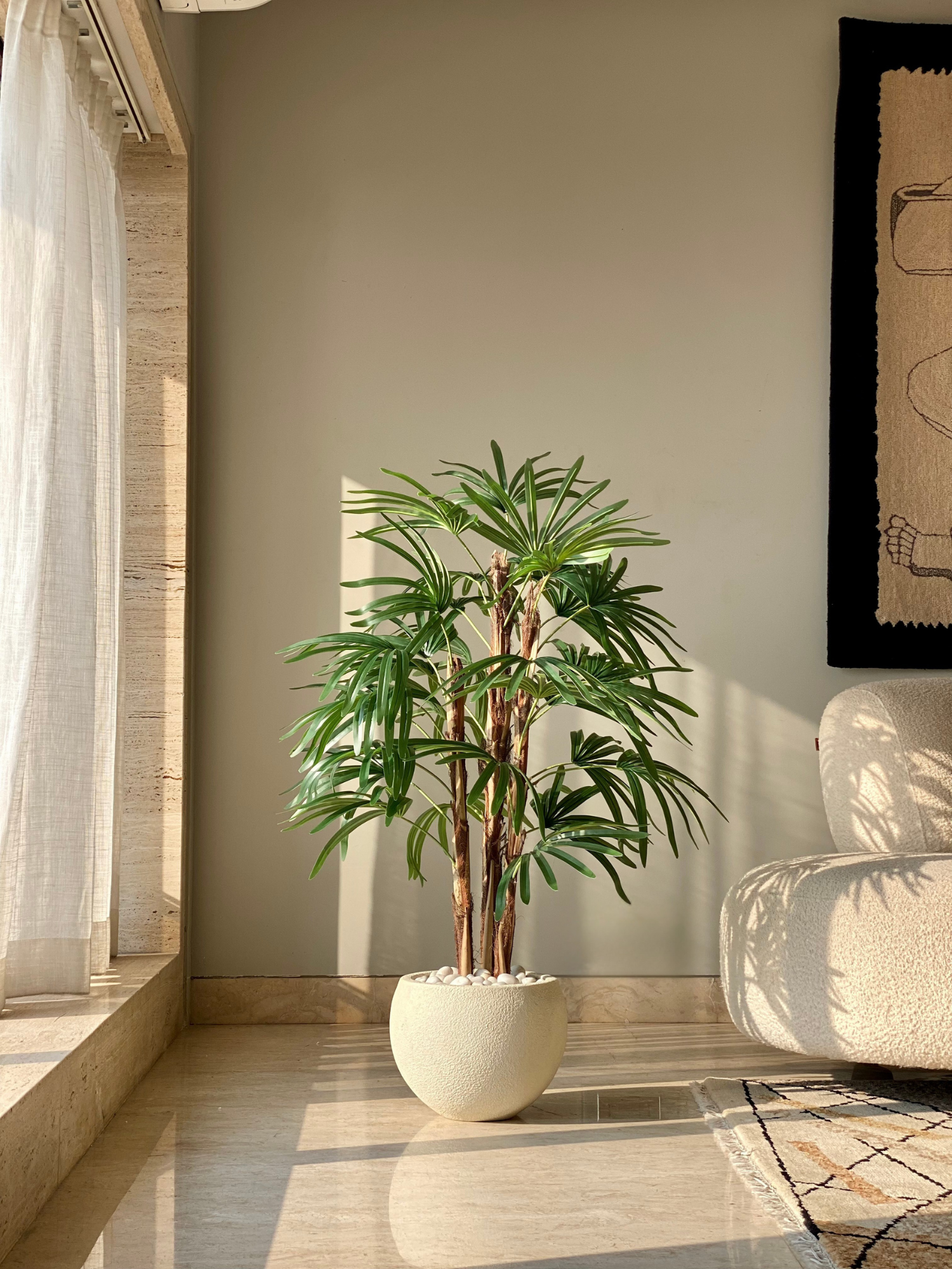 Artificial Rhapis Palm Tree - 4 Feet