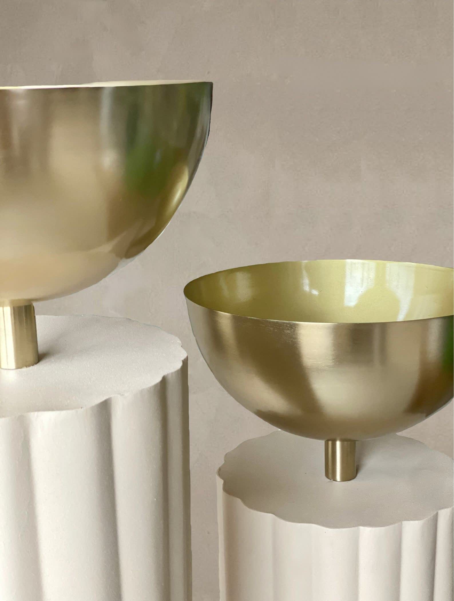 Sabi Fluted Planters - Beige