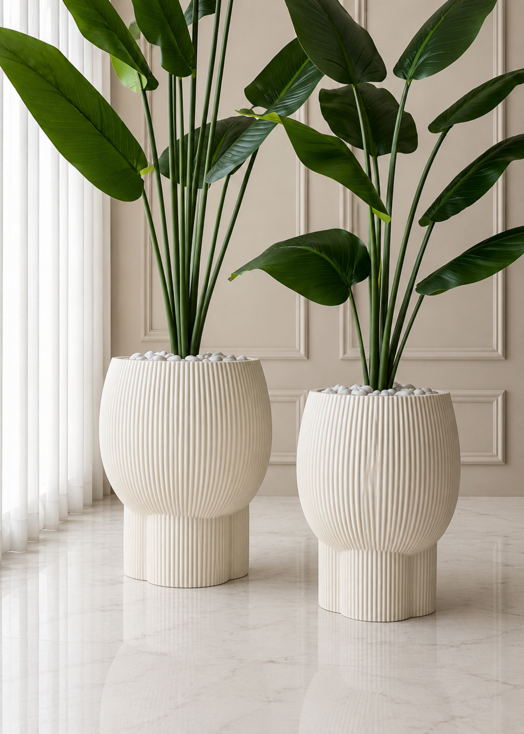 Quito Planters - Ivory