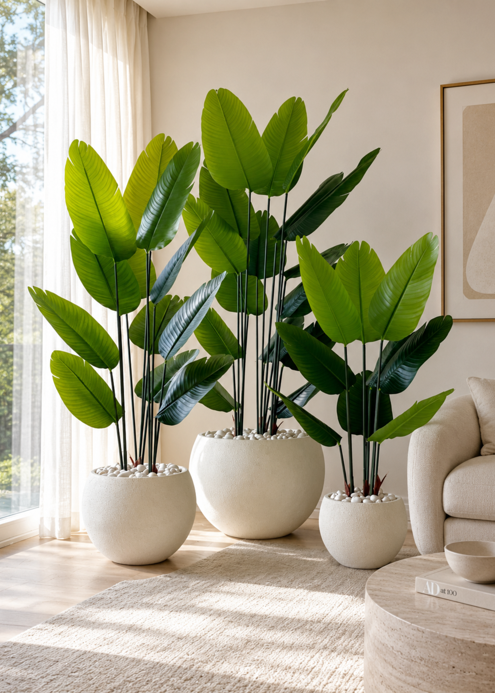 Lithos Planters - Chalk White