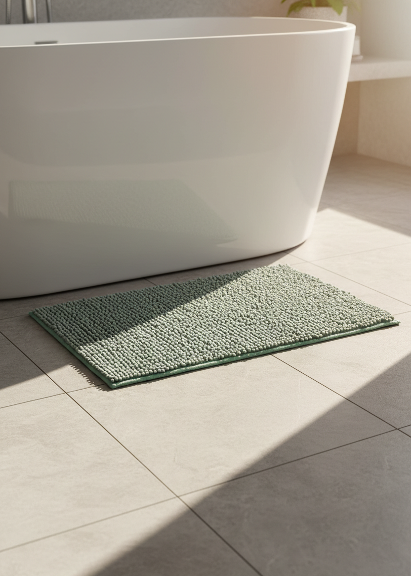 Aura Bath Mat - Sea Green