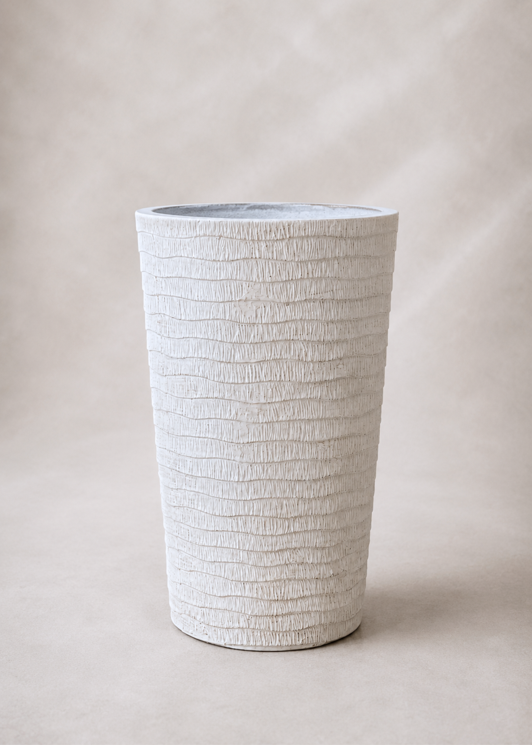 Edena Planters - White