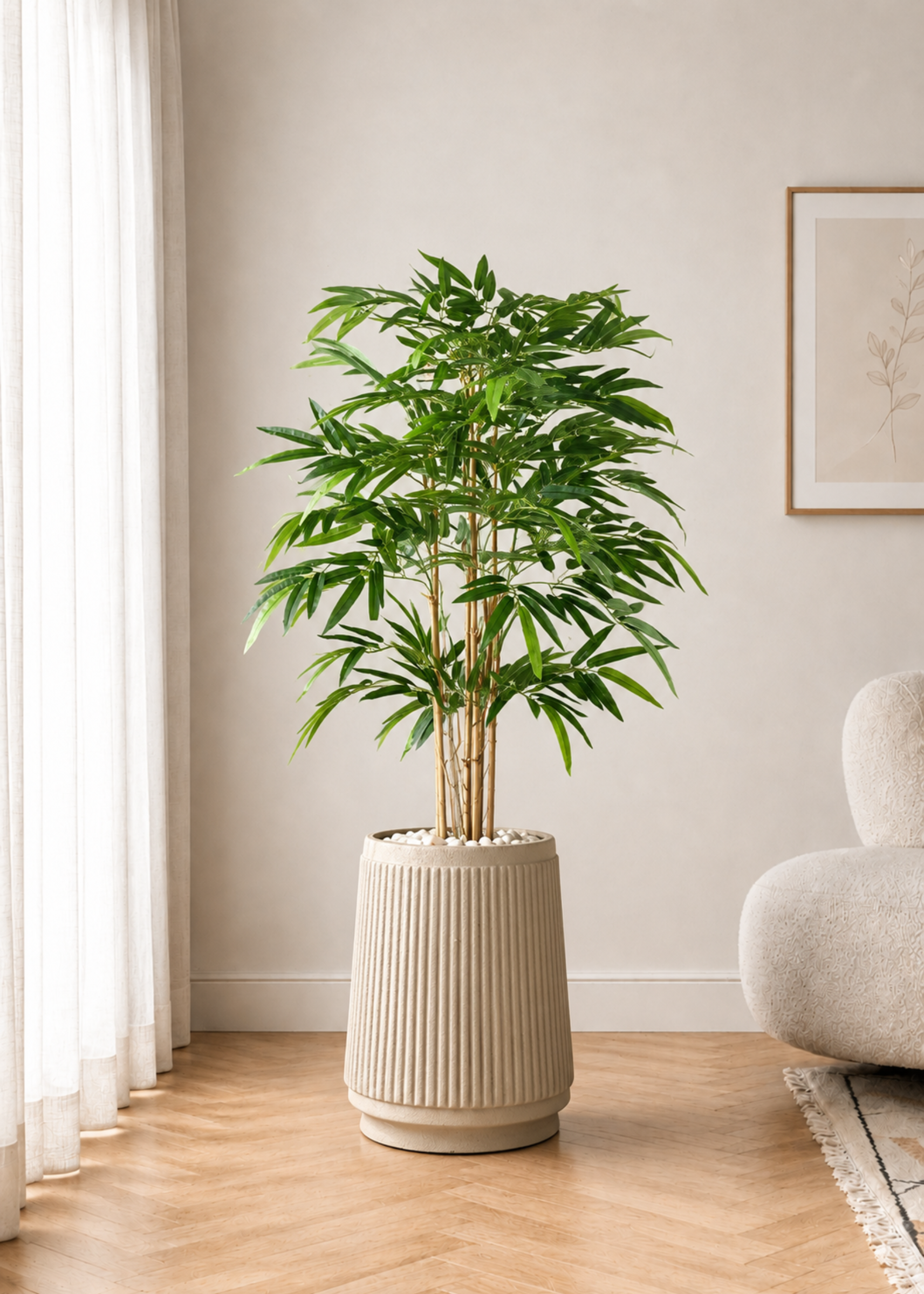 Artificial Statement Bamboo Plant - 4 Feet
