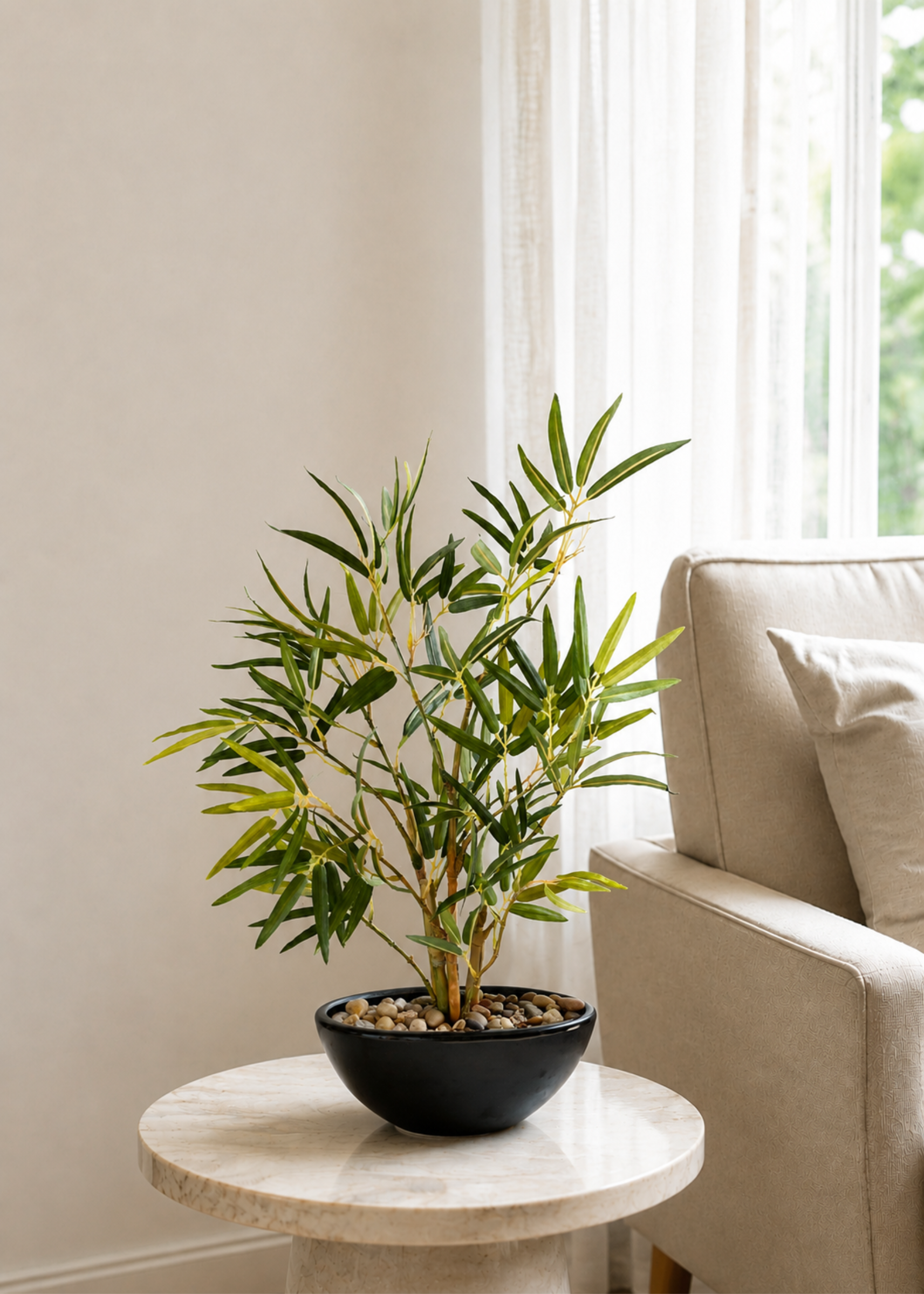Artificial Bamboo Bonsai Plant - 1.2 Feet